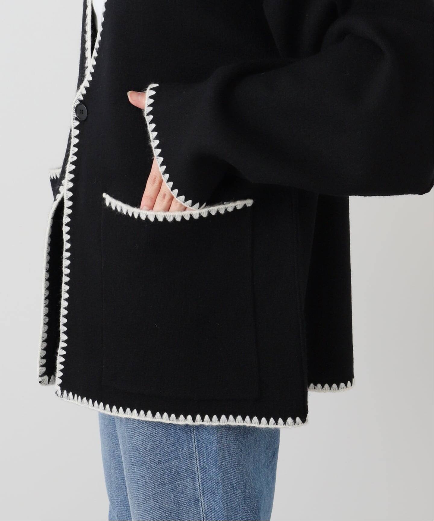 ブランケットステッチニットジャケット（その他ジャケット・スーツ