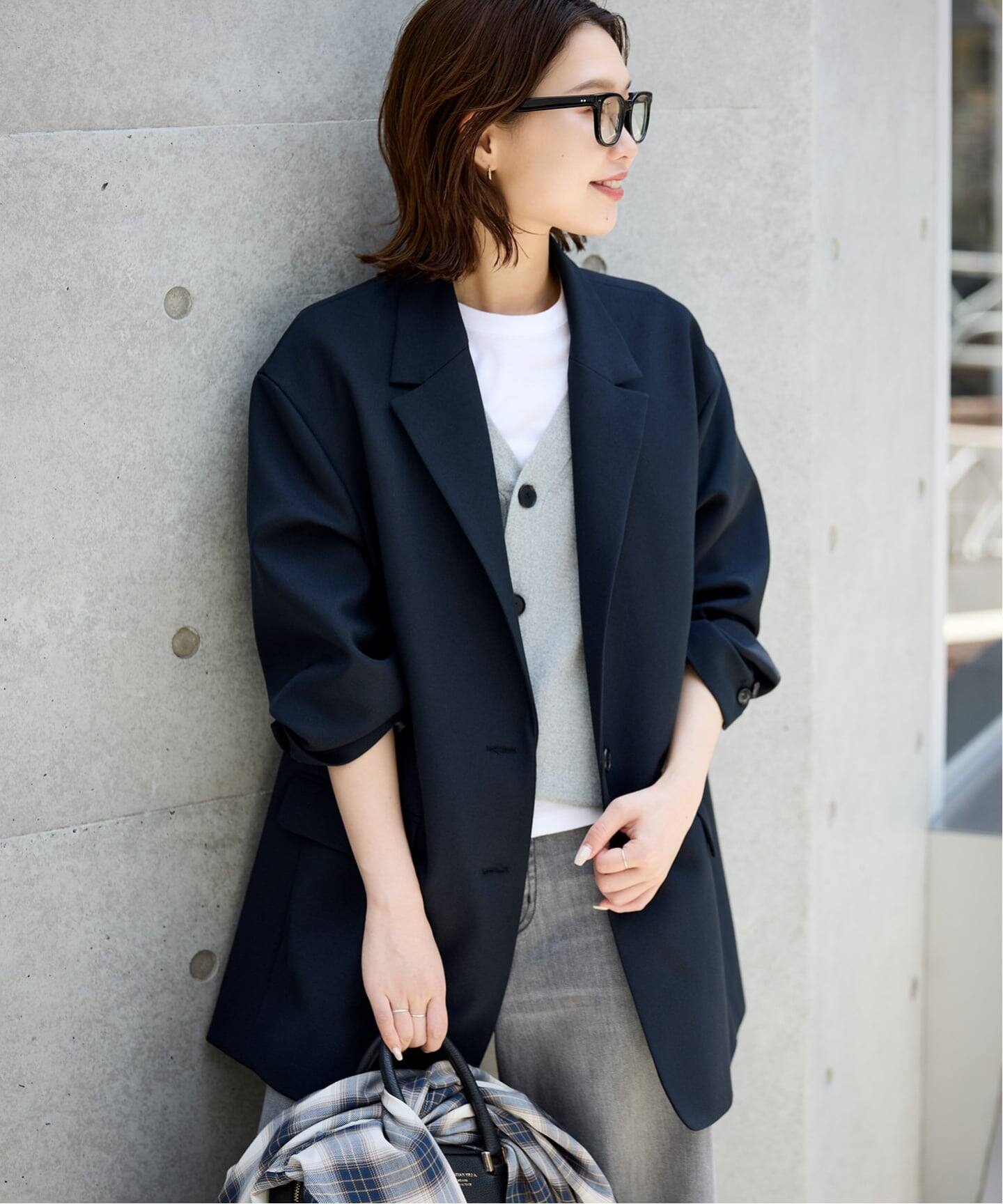 追加2》PE SHARK ビッグジャケット（テーラードジャケット）｜SLOBE