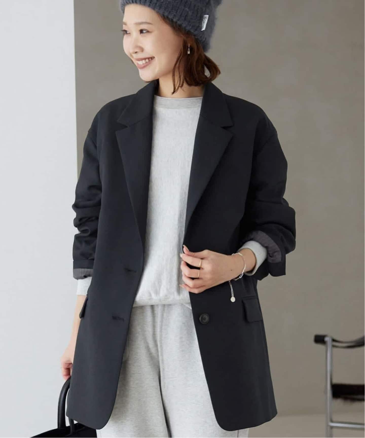 追加2》PE SHARK ビッグジャケット（テーラードジャケット）｜SLOBE