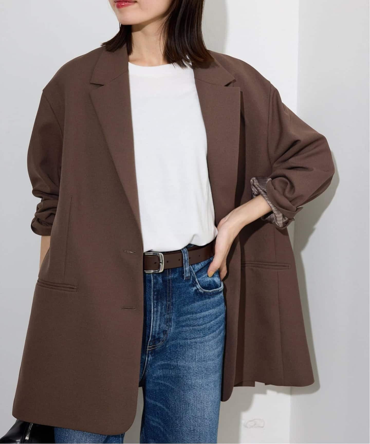 追加2》PE SHARK ビッグジャケット（テーラードジャケット）｜SLOBE