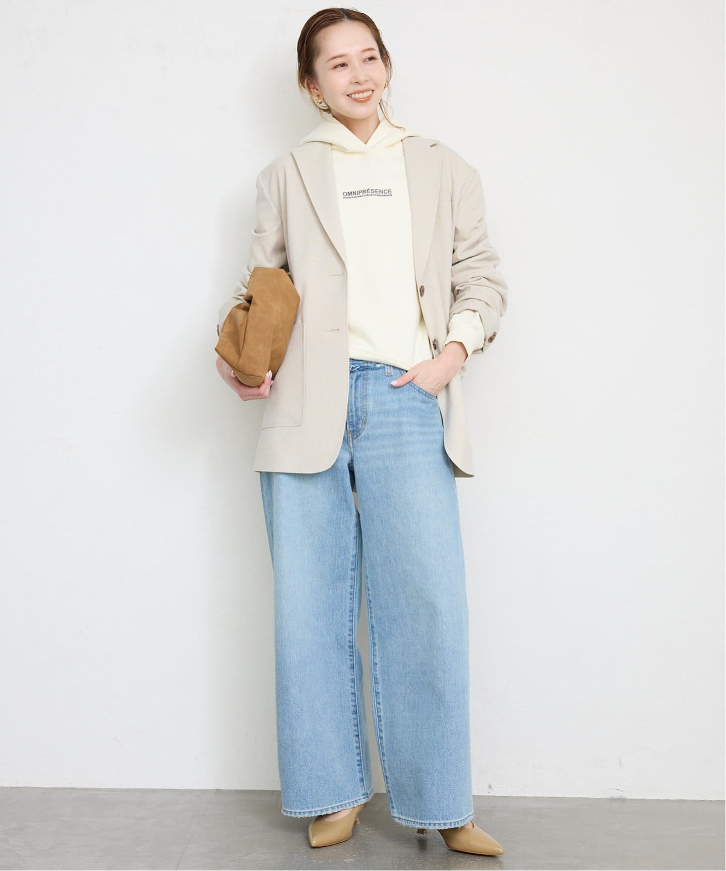 未使用タグ付き✨25SS✨スローブイエナ ドビーシングルオーバージャケット 未使用タグ付き✨25SS✨スローブイエナ ドビーシングルオーバー