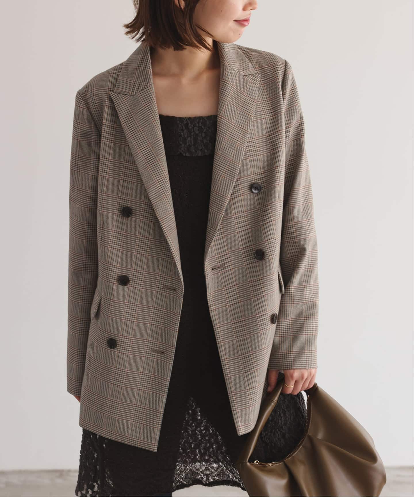 値下げ！超美品ブラウン SLOBE IENAダブルブレストpコート ウール SLOBE IENA｜《追加》TRダブルブレストジャケット | Rakuten