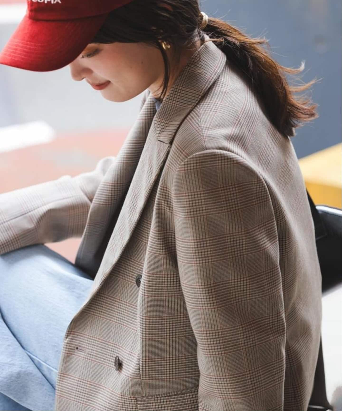 SLOBE IENA ベージュ テーラードジャケット SLOBE IENA ベージュ テーラードジャケット SLOBE IENA 「SLOBE