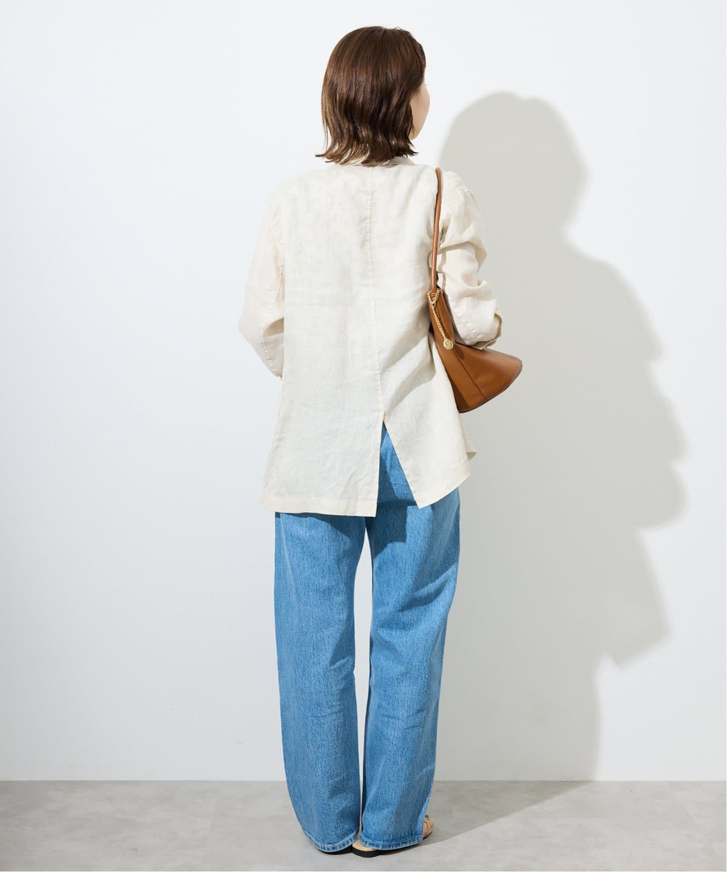 未使用品　スローブイエナ　リネンシャツジャケット リネンシャツジャケット（その他ジャケット・スーツ）｜SLOBE