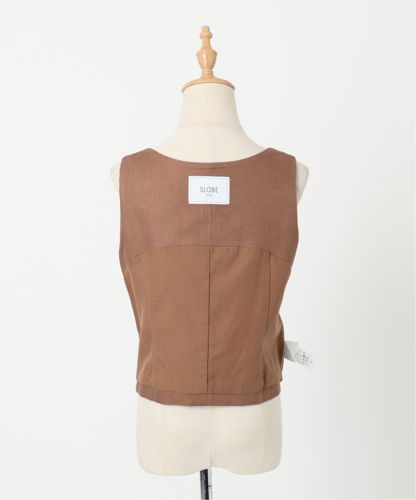 SLOBE IENA｜リネン混スクエアジレ | Rakuten Fashion(楽天