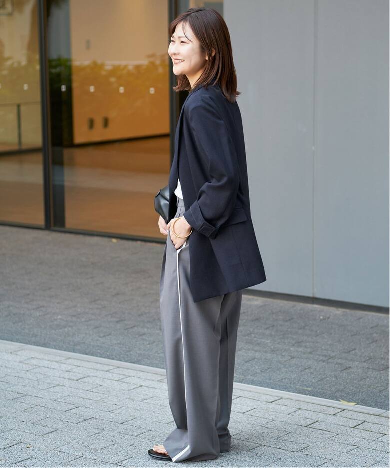 追加》リネンライクダブルブレストジャケット（その他ジャケット 