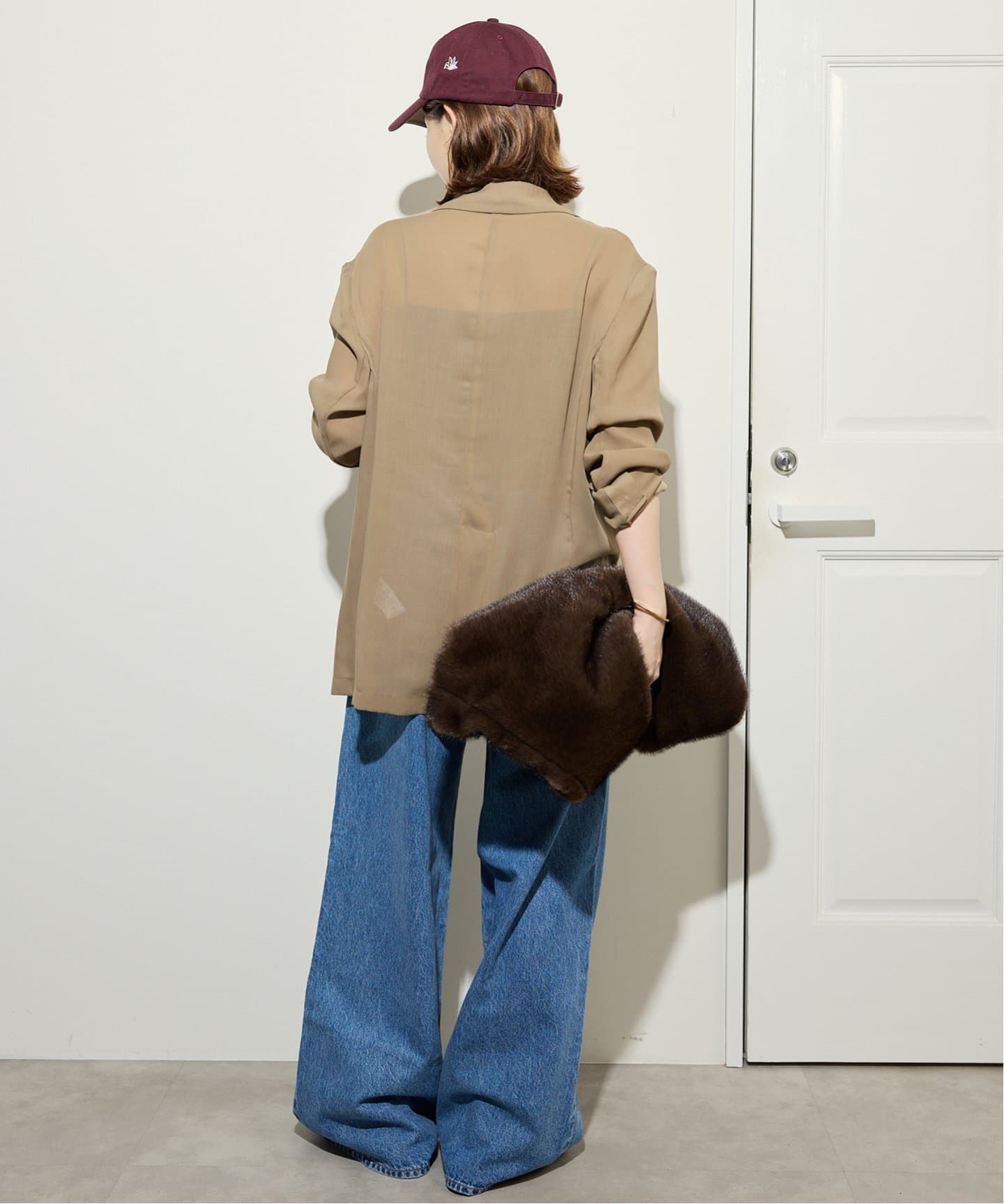 SLOBE IENA ジャケット テーラードジャケット TRダブルブレスト