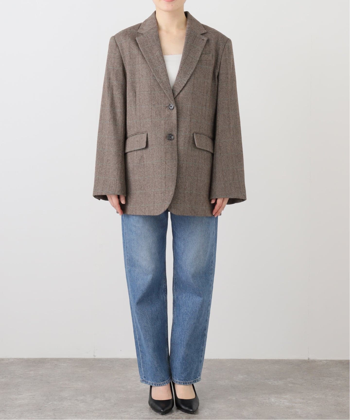 SLOBE IENAグレー ジャケット SLOBE IENA 「SLOBE IENA」 テーラードジャケット 38 グレー