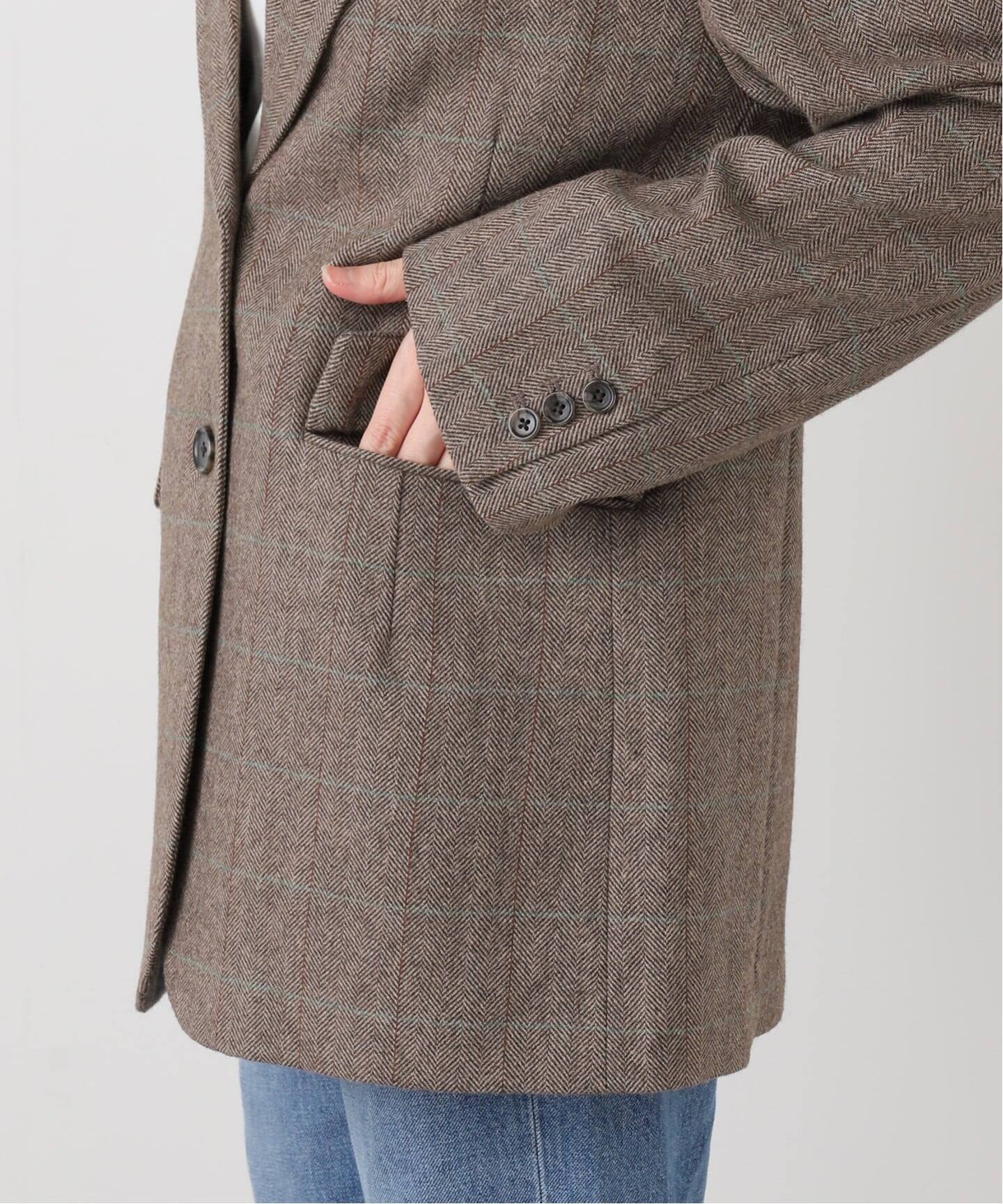 チェックBIGジャケット（テーラードジャケット）｜SLOBE IENA