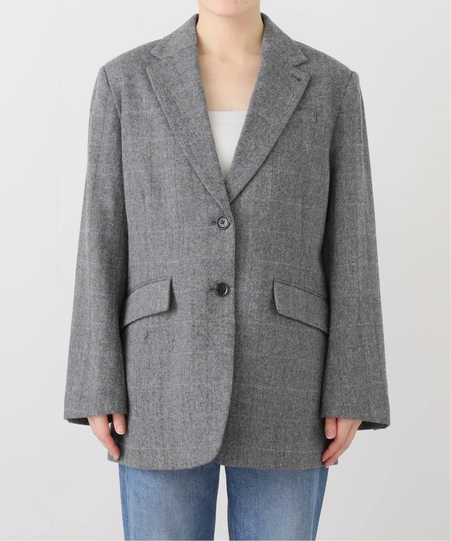 チェックBIGジャケット（テーラードジャケット）｜SLOBE IENA