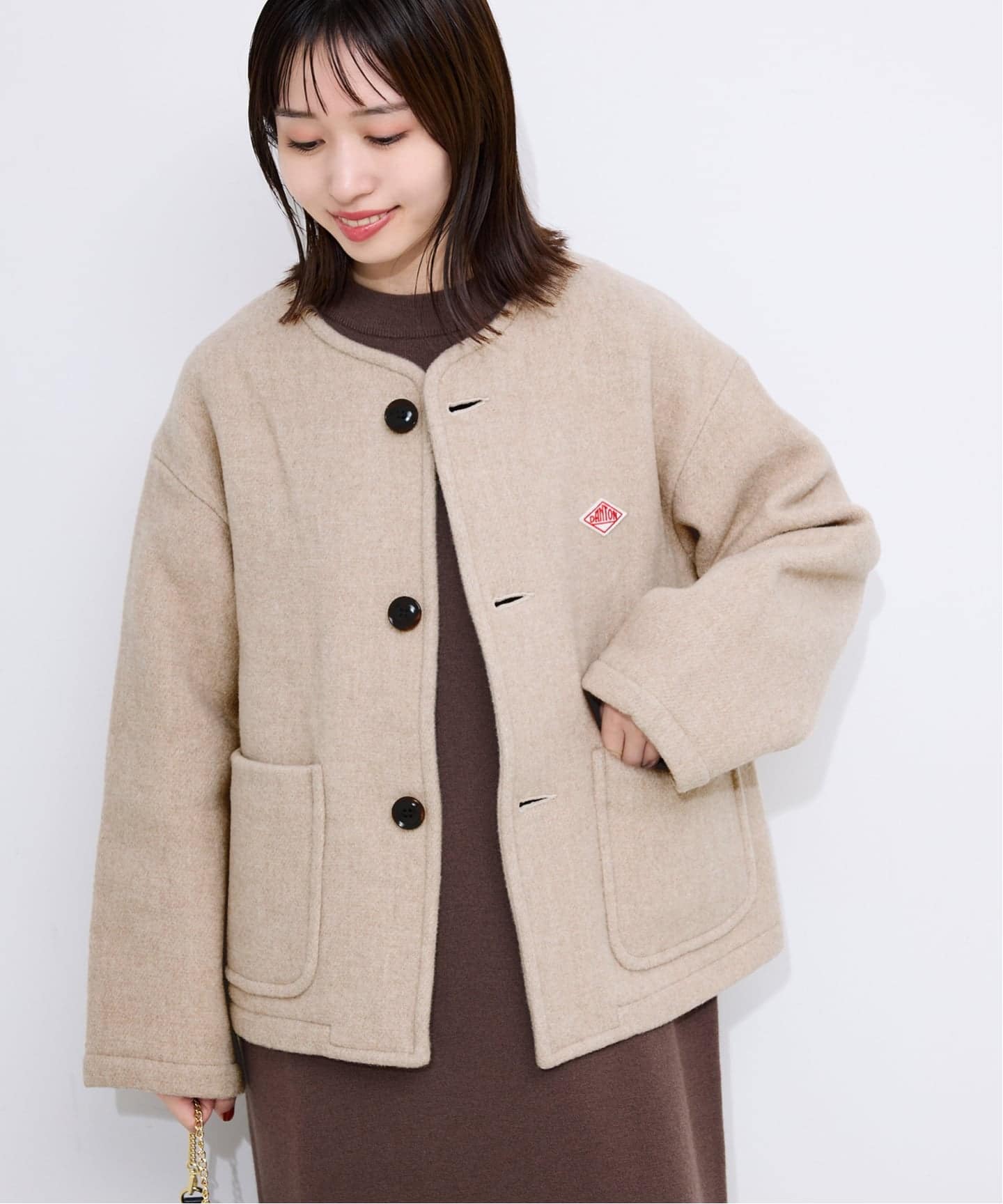 【美品】SLOBE IENA ベージュ ジャンパー 2025年最新】SLOBE IENA カラー：ベージュ系 マウンテンパーカー