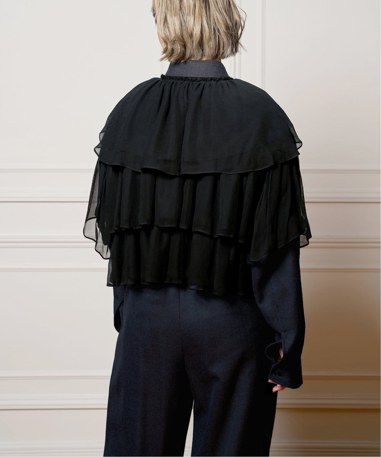 【ad373737】IENA LA BOUCLE 楊柳シャーリングブラウス ad373737様専用】IENA LA BOUCLE 楊柳シャーリングブラウス