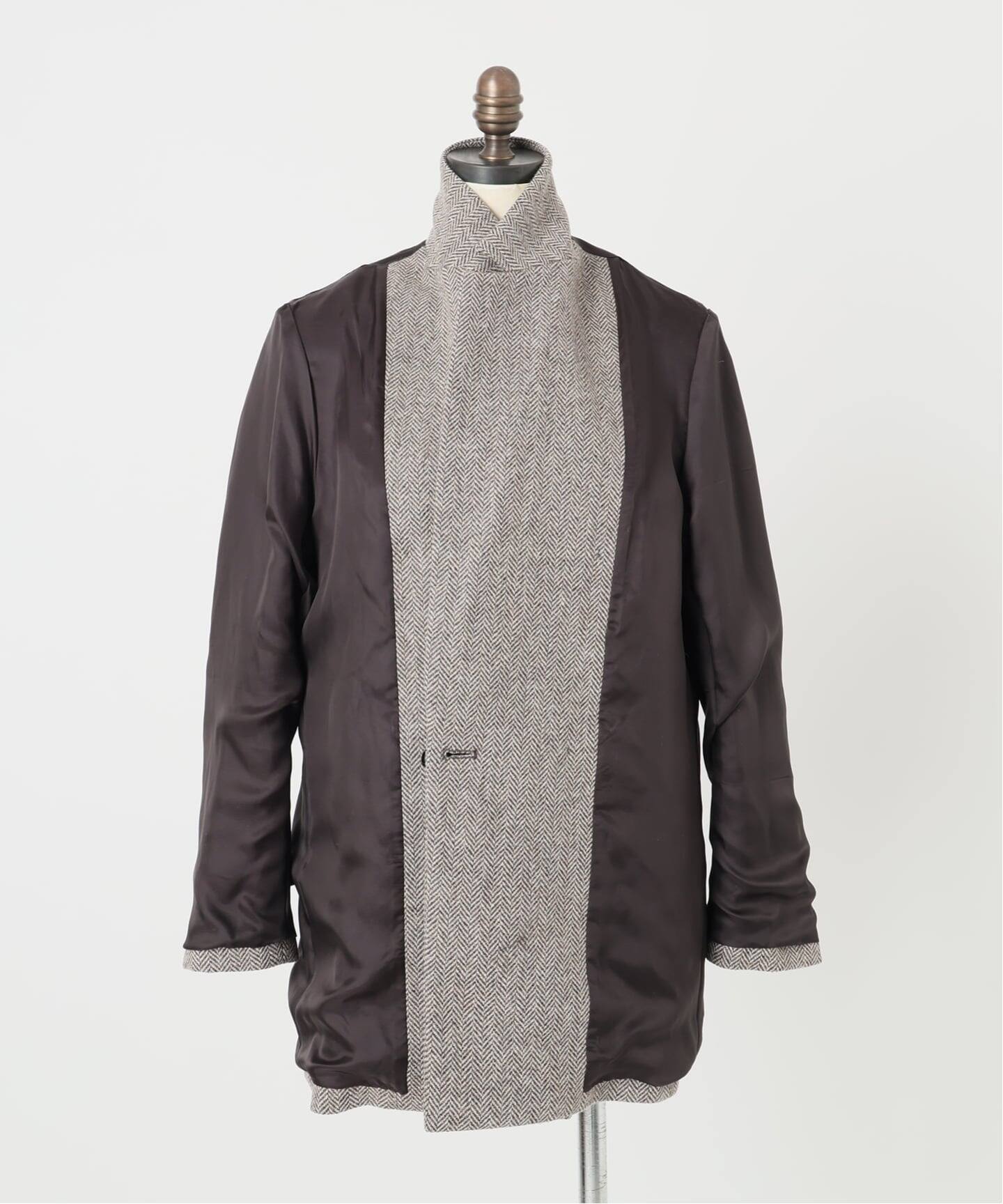 IENA LA BOUCLE ヘリンボーンジャケット（テーラードジャケット