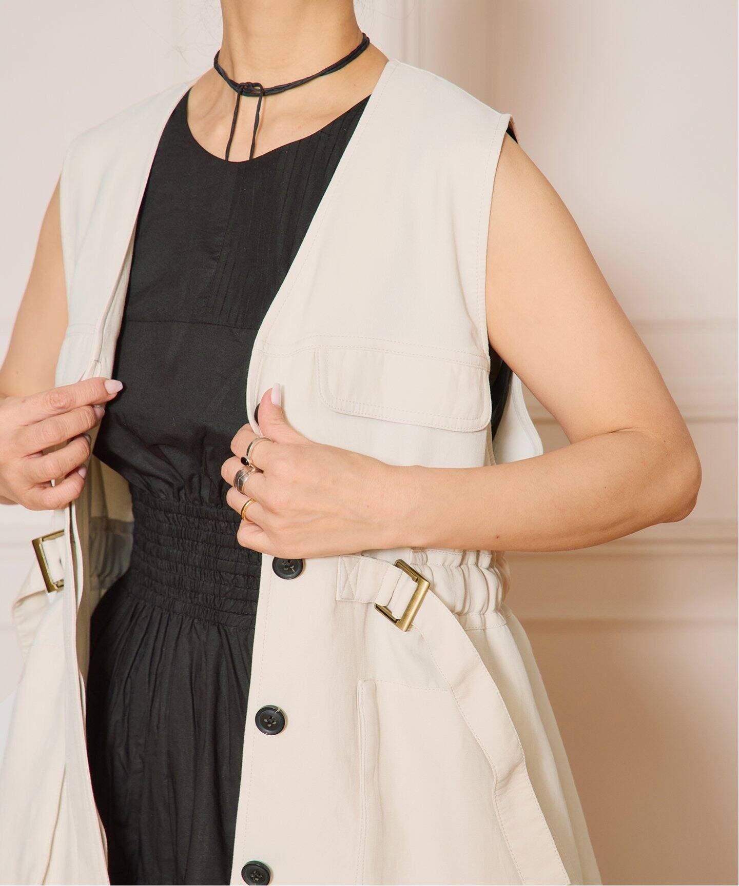 IENA LA BOUCLE ソフトコットンユーティリティベスト IENA LA BOUCLE ソフトコットンユーティリティベスト（IENA LA BOUCLE