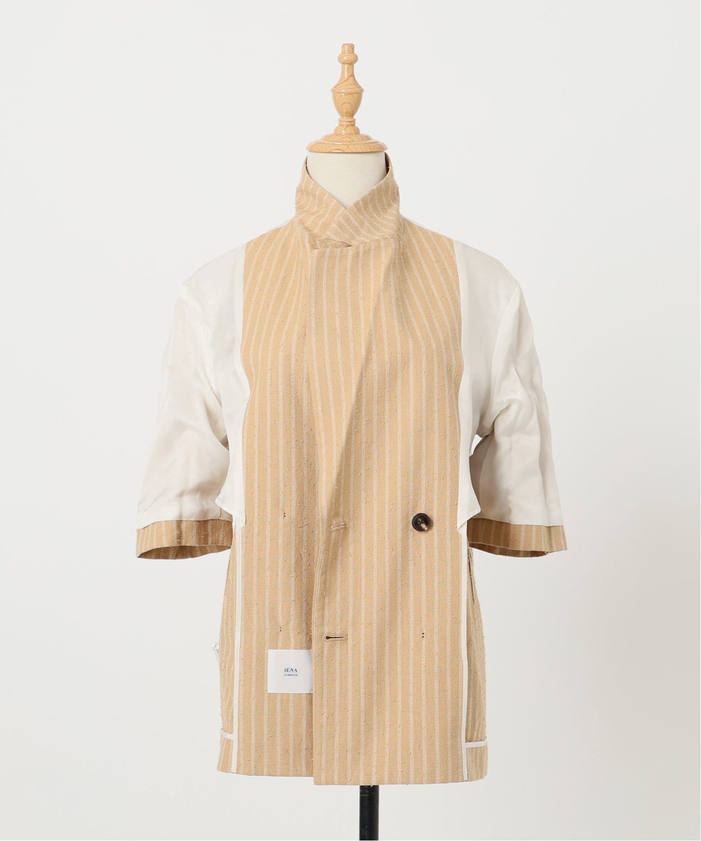 IENA LA BOUCLE カールヤーンハーフスリーブジャケット（その他