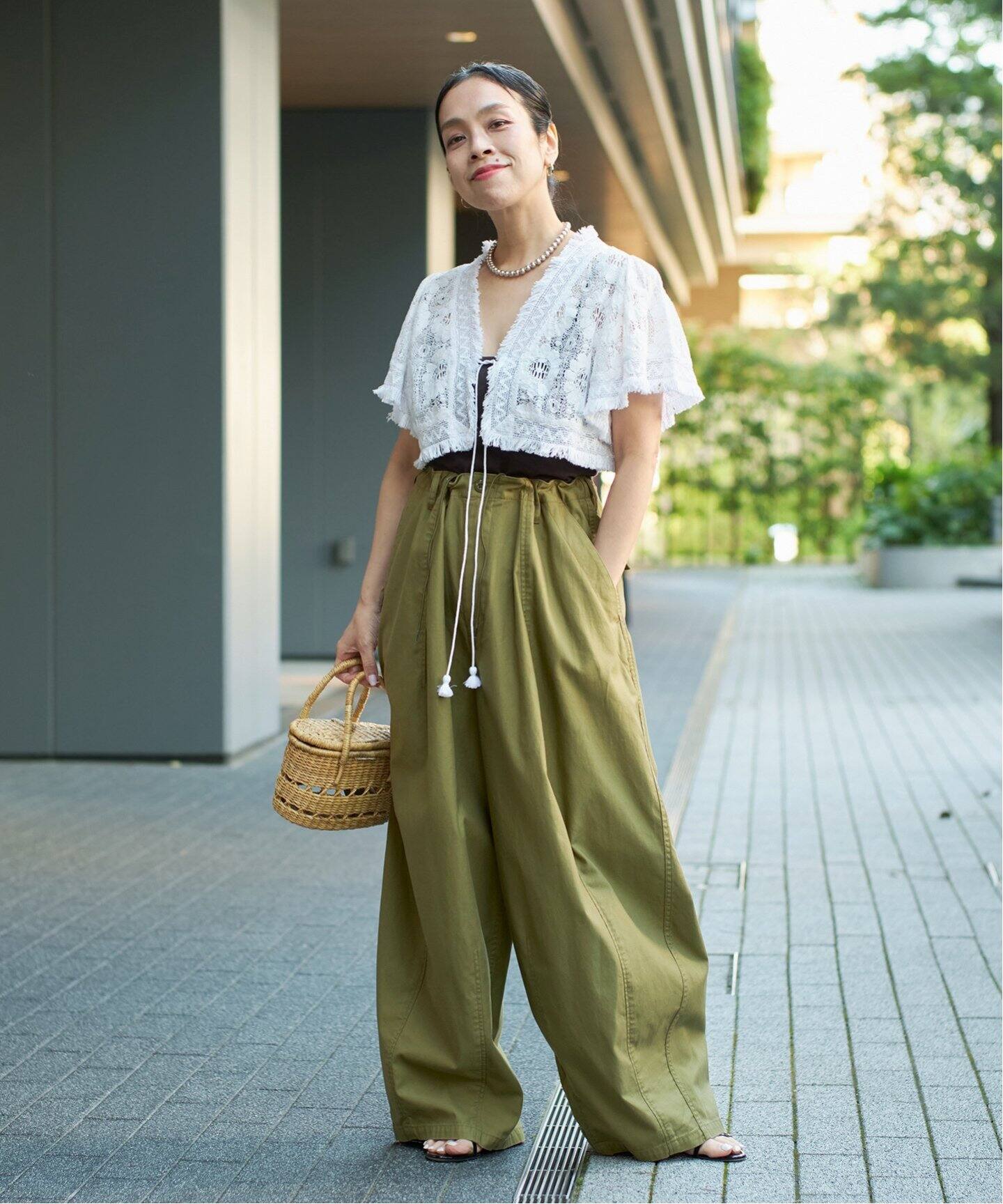 IENA LA BOUCLE(イエナラブークル) レースボレロブラウス トップス IENA LA BOUCLE（イエナラブークル） シャツ ブラウス ドビードット
