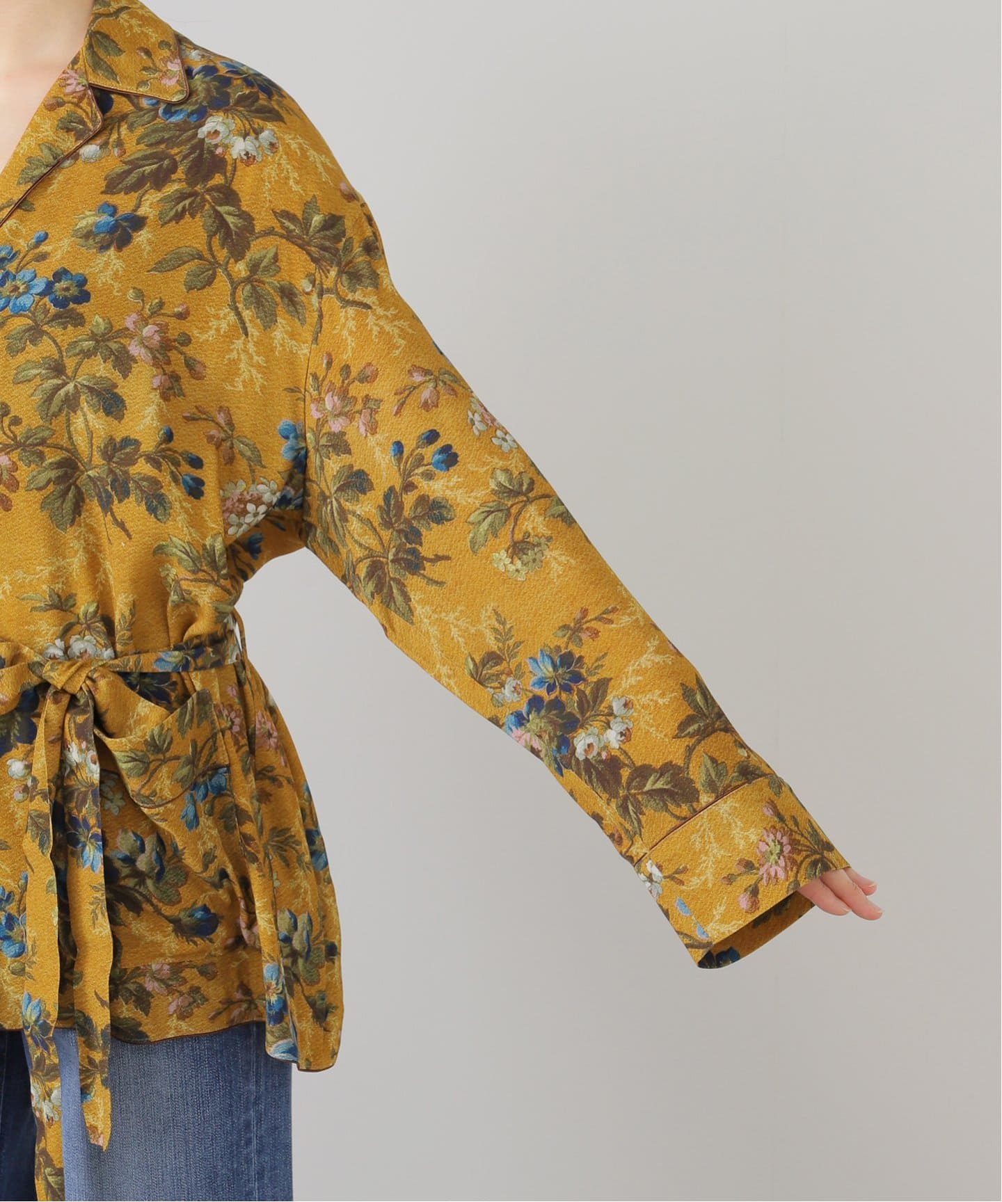 IENA LA BOUCLE Vintageプリントシャツジャケット（その他