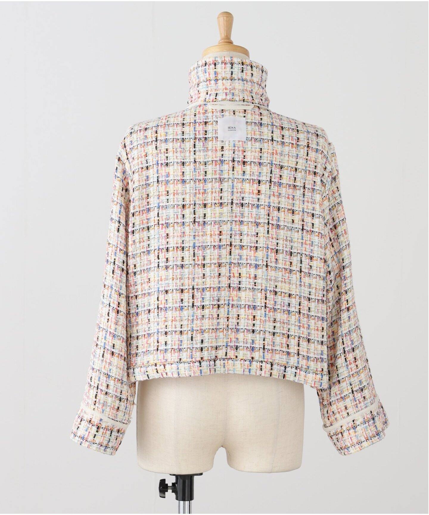 IENA LA BOUCLE ツイードクロップドジャケット（その他ジャケット  