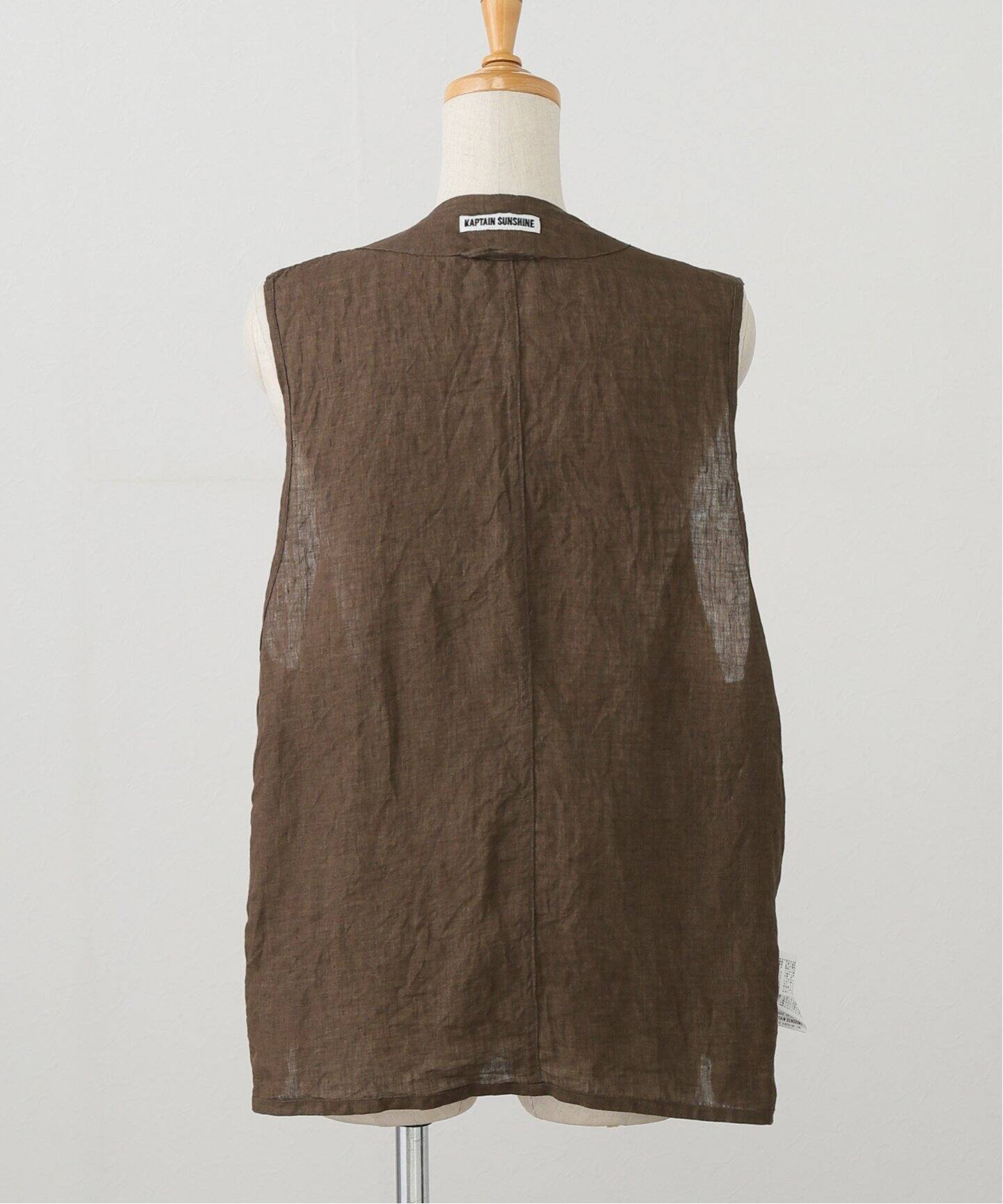 キャプテンサンシャイン　オーバーベスト　36 KAPTAIN SUNSHINE (キャプテンサンシャイン) Padding Over Vest