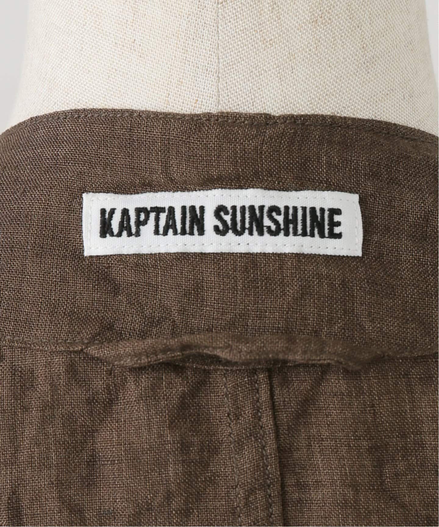 KAPTAINSUNSHINE キャプテンサンシャイン　ウールポリフリースベスト KAPTAIN SUNSHINE Wool Cashmere Fleece Easy Pants [MID GRAY