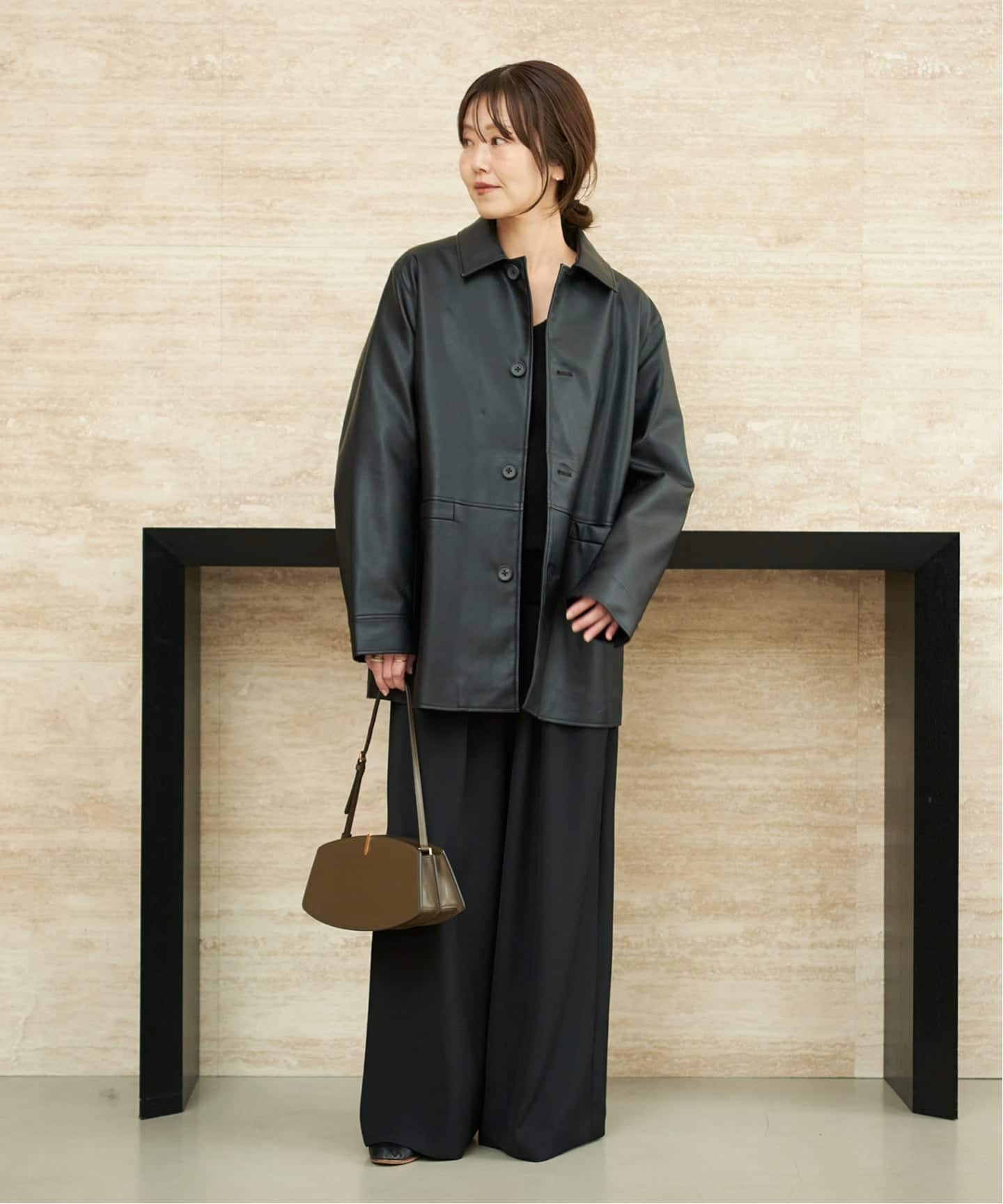 Plage Leather Like Car コート プラージュ Plage Leather Like Car コート （ブラウン