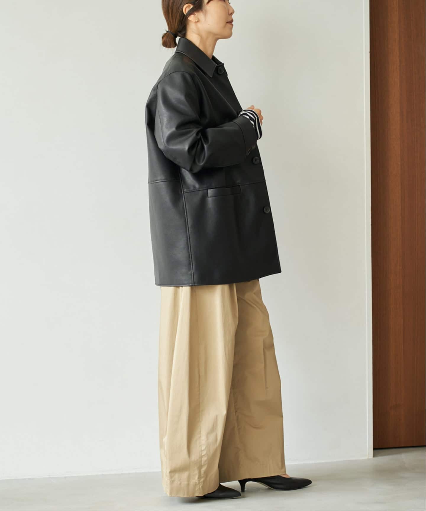 plage Leather Like Car コート Leather Like Car コート（その他ブルゾン／アウター）｜Plage