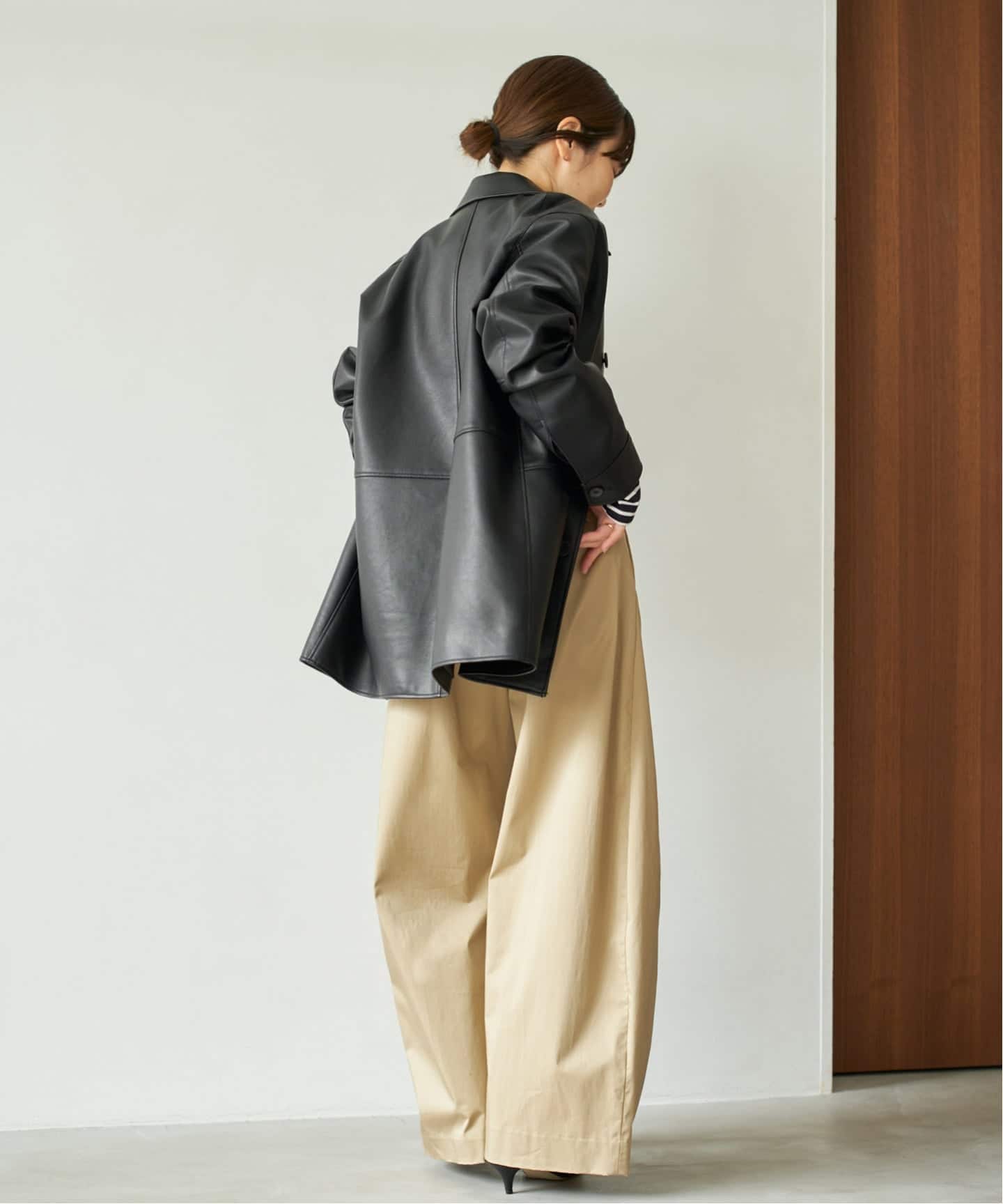 plage コート Leather Like Car コート（その他ブルゾン／アウター）｜Plage