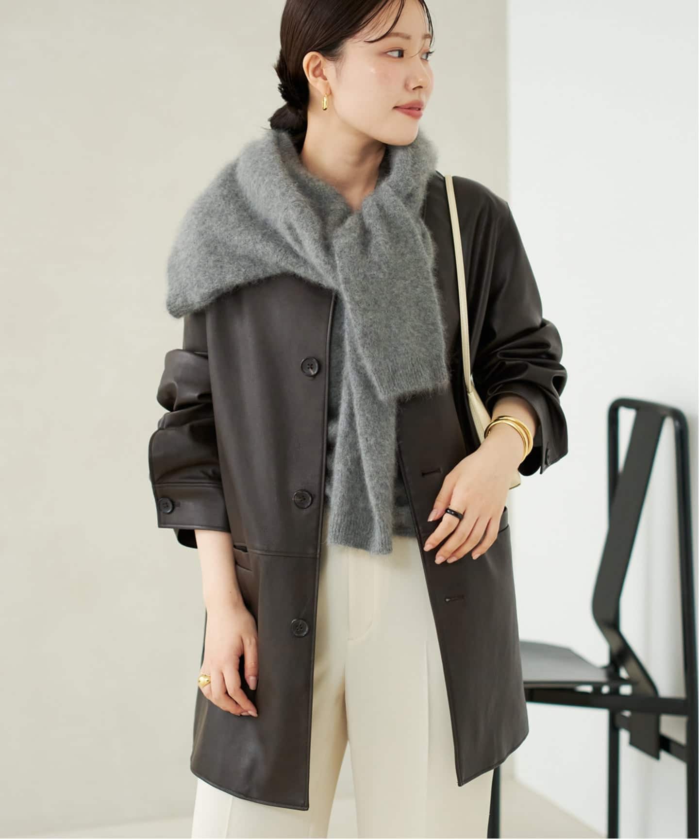 plage Leather Like Car コート Leather Like Car コート（その他ブルゾン／アウター）｜Plage