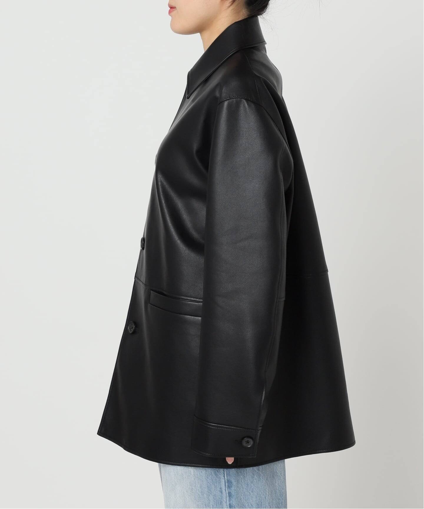 【Plage】　コート Leather Like Car コート（その他ブルゾン／アウター）｜Plage