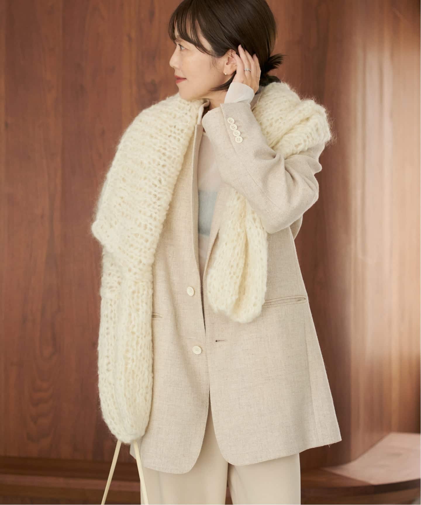 プラージュ　Big Tailoredジャケット　36サイズ ベージュ 追加予約》Big Tailored ジャケット（その他ジャケット・スーツ