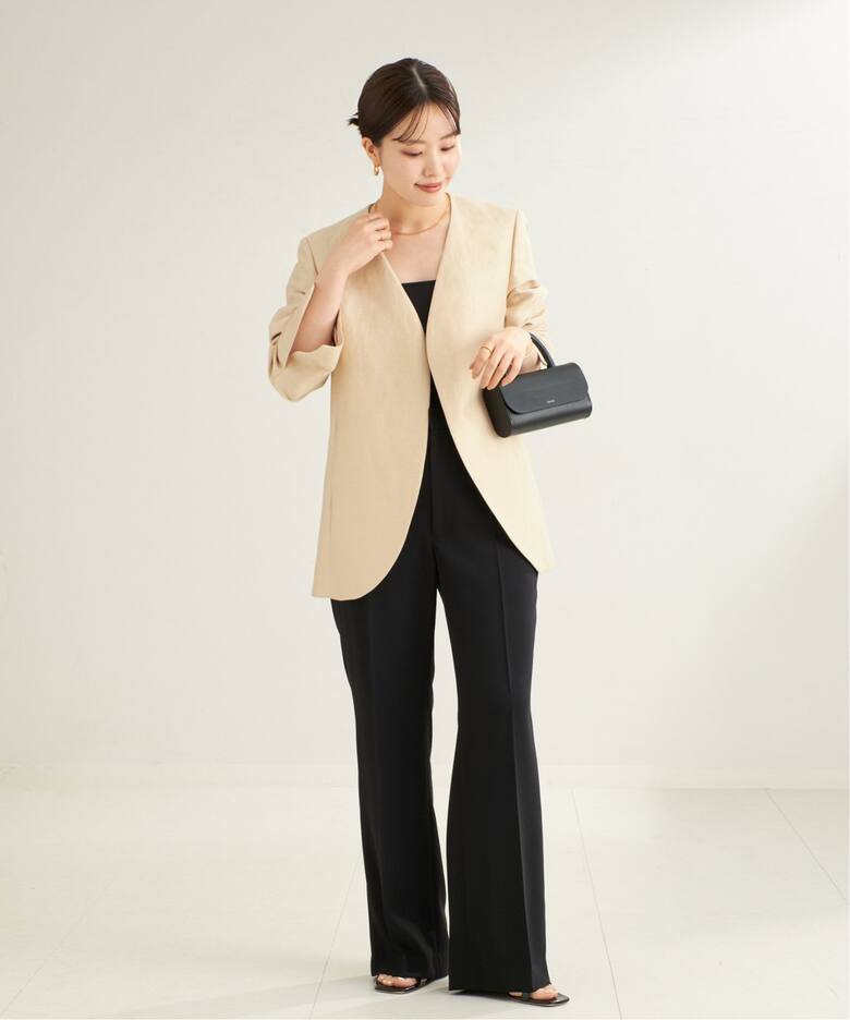 追加》Shantung ジャケット（ノーカラージャケット）｜Plage 美品★Plage Shantung ジャケット