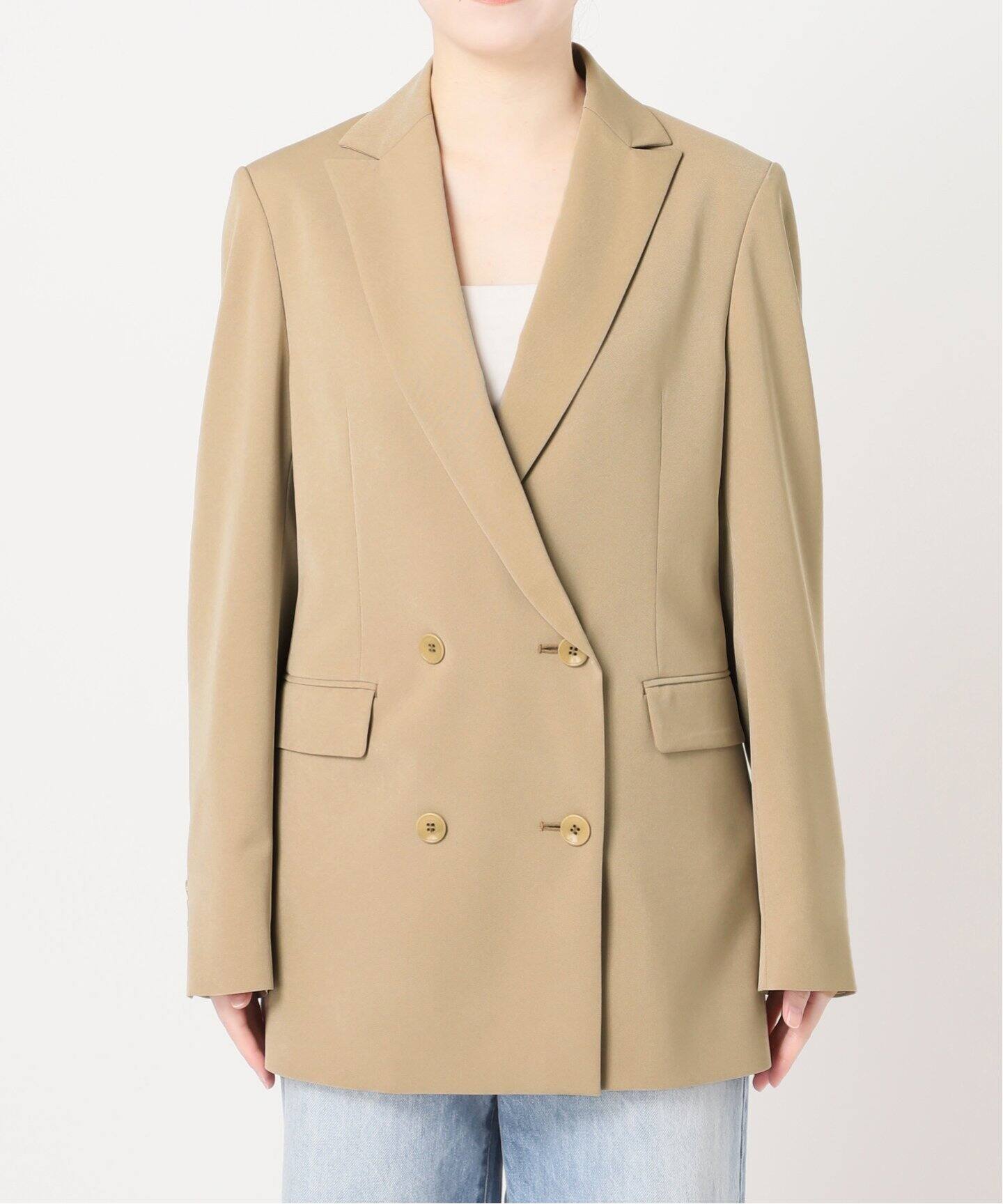Twill W Breasted ジャケット（テーラードジャケット）｜Plage 