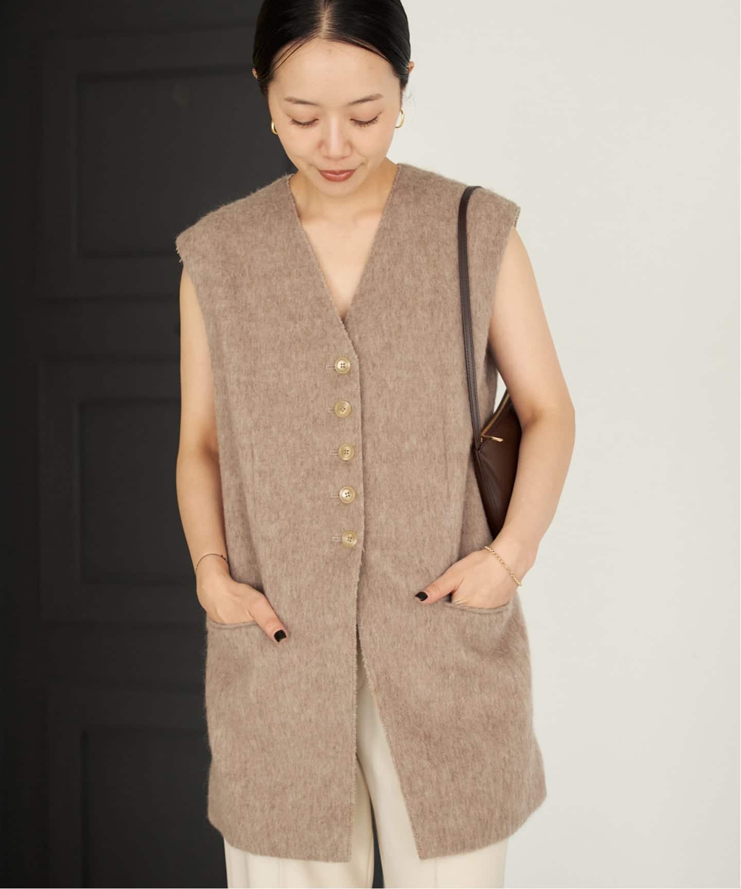 プラージュ★shaggyロングベスト新品、今季予約商品 shaggy ロングベスト（ベスト）｜Plage（プラージュ）の通販