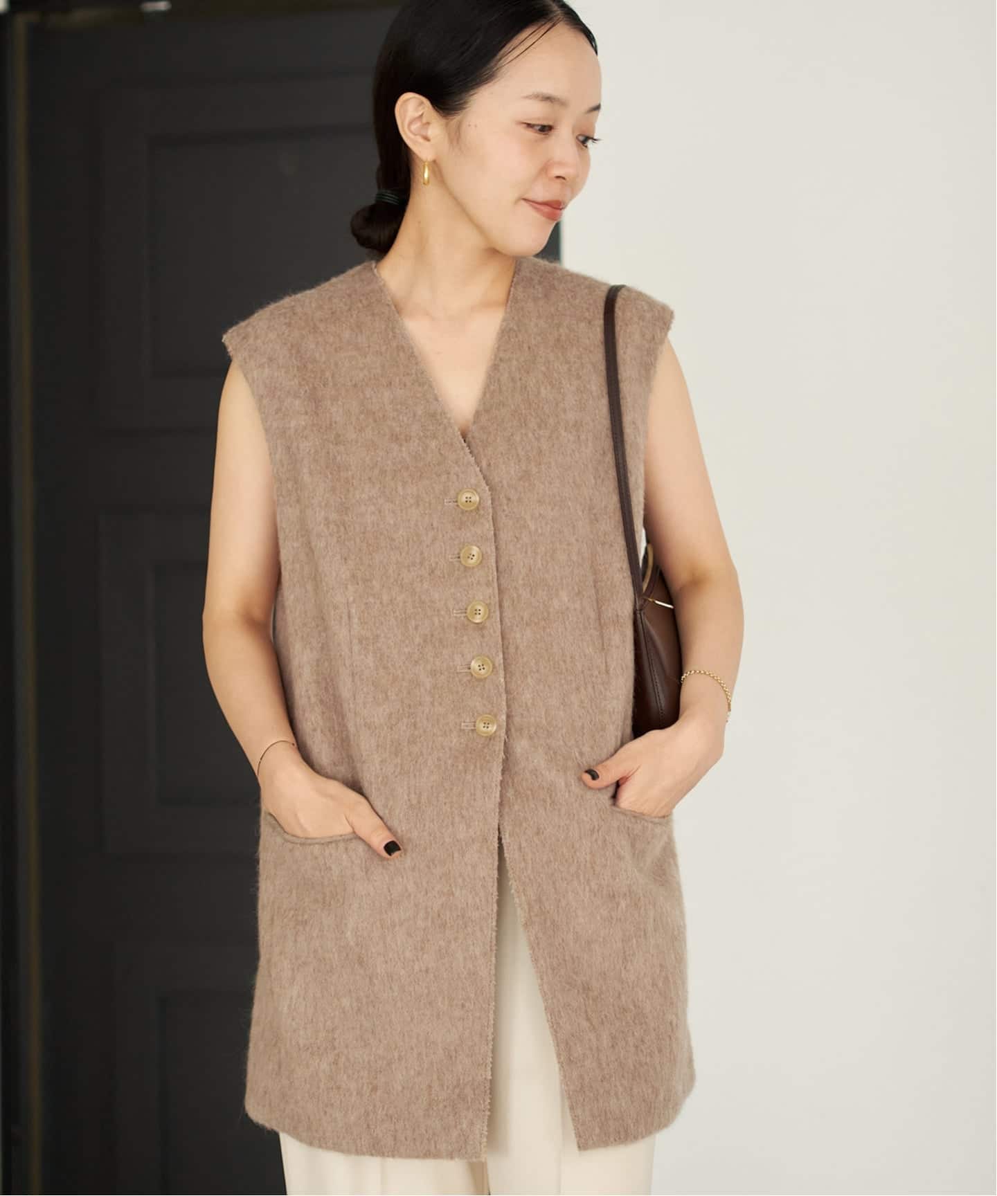 プラージュ★shaggyロングベスト新品、今季予約商品 shaggy ロングベスト（ベスト）｜Plage（プラージュ）の通販
