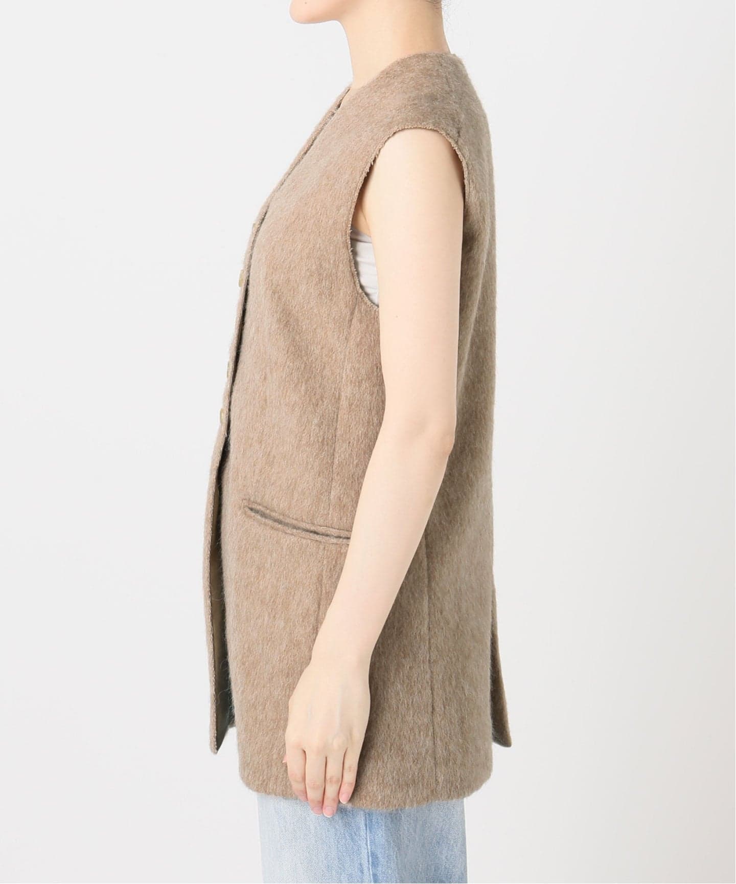 プラージュ★shaggyロングベスト新品、今季予約商品 shaggy ロングベスト（ベスト）｜Plage（プラージュ）の通販