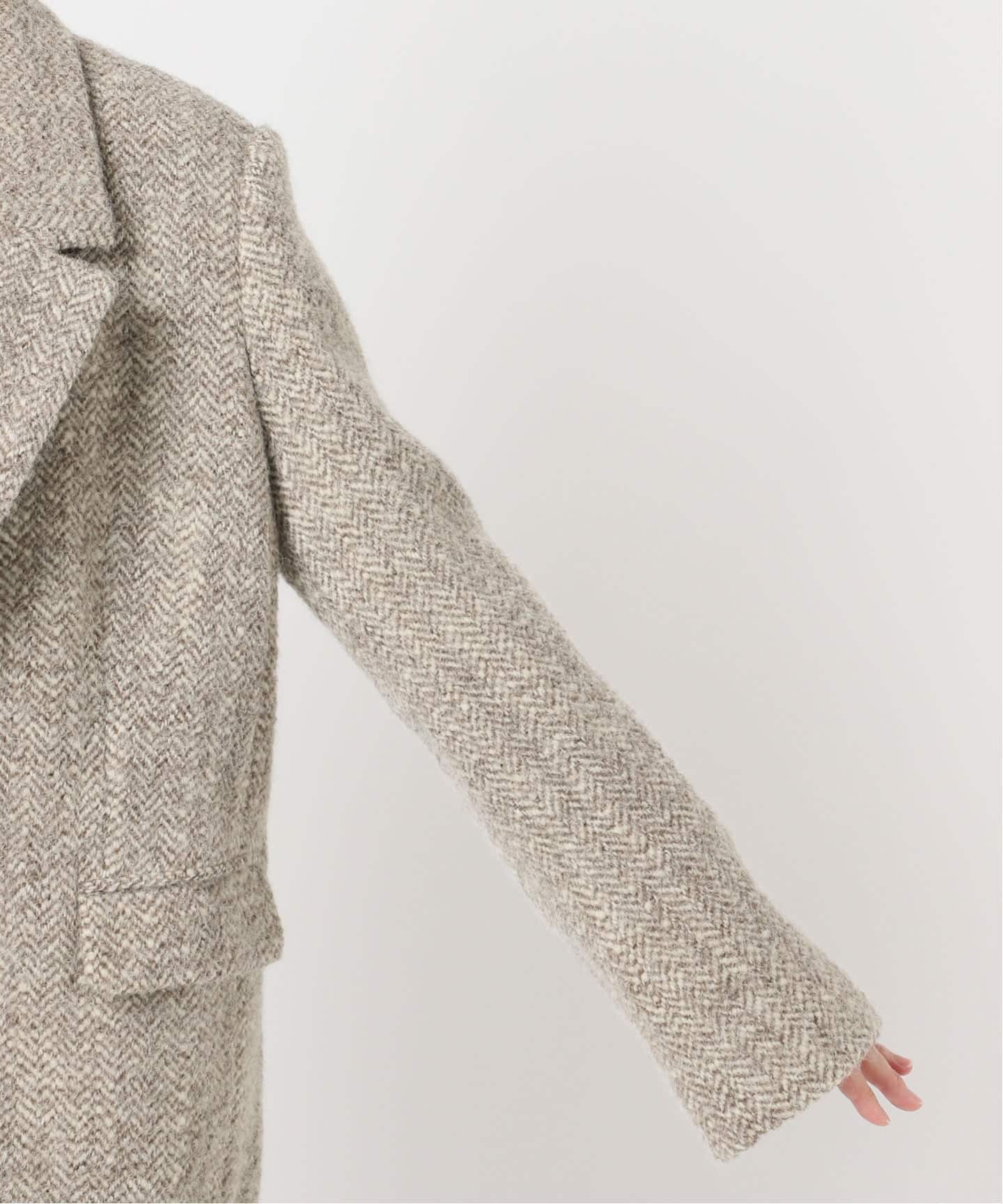 予約》R'IAM ヘリンボンコートジャケット（テーラードジャケット