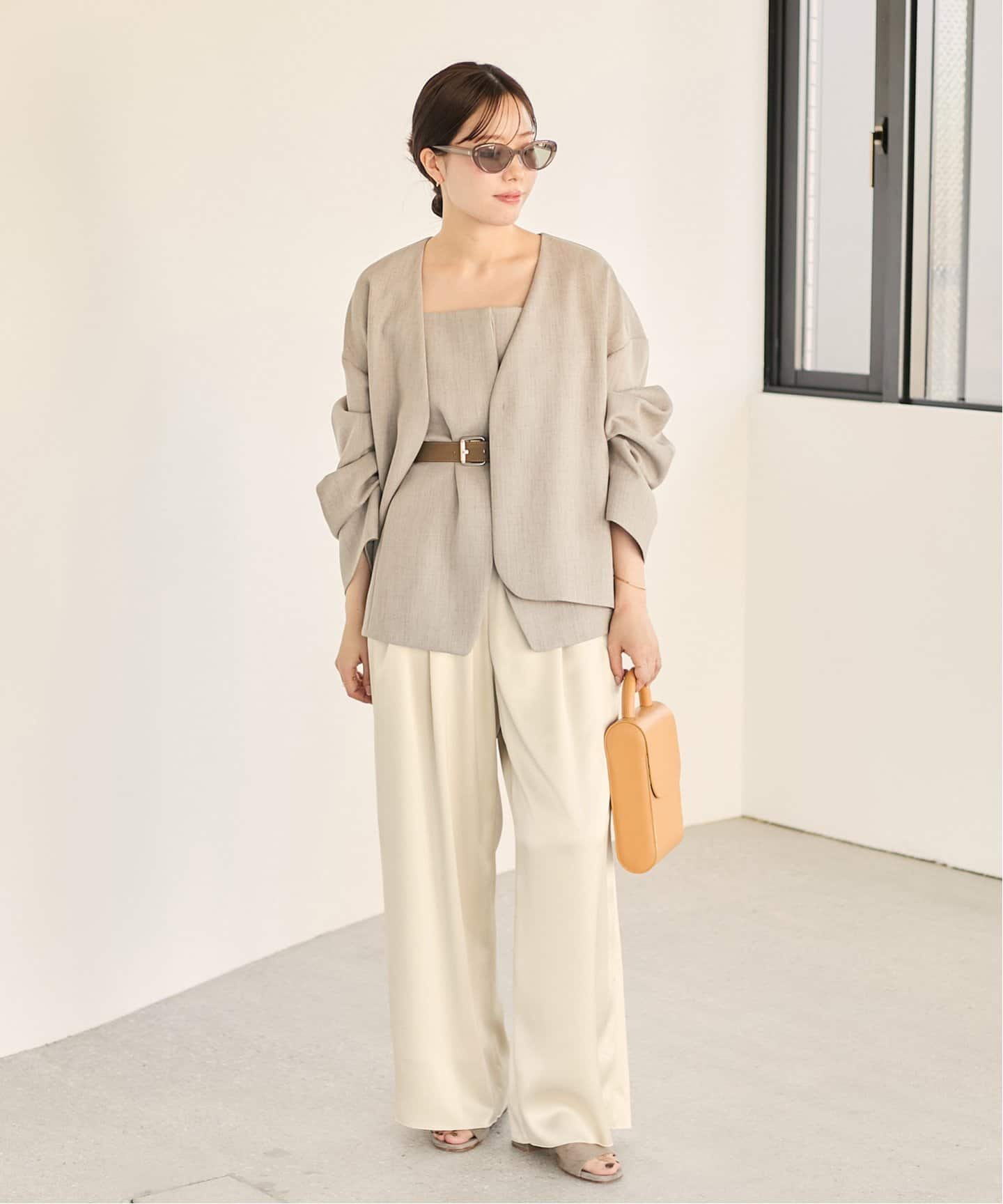 plage linen nuance ボレロ linen nuance ボレロ（その他ジャケット・スーツ）｜Plage