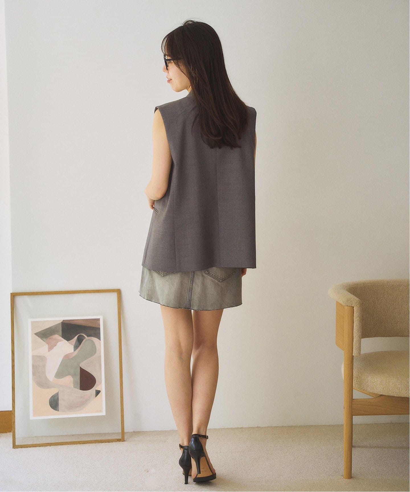 一部カラー有楽町店・WEB限定追加》calla lily ジレ（ジレ