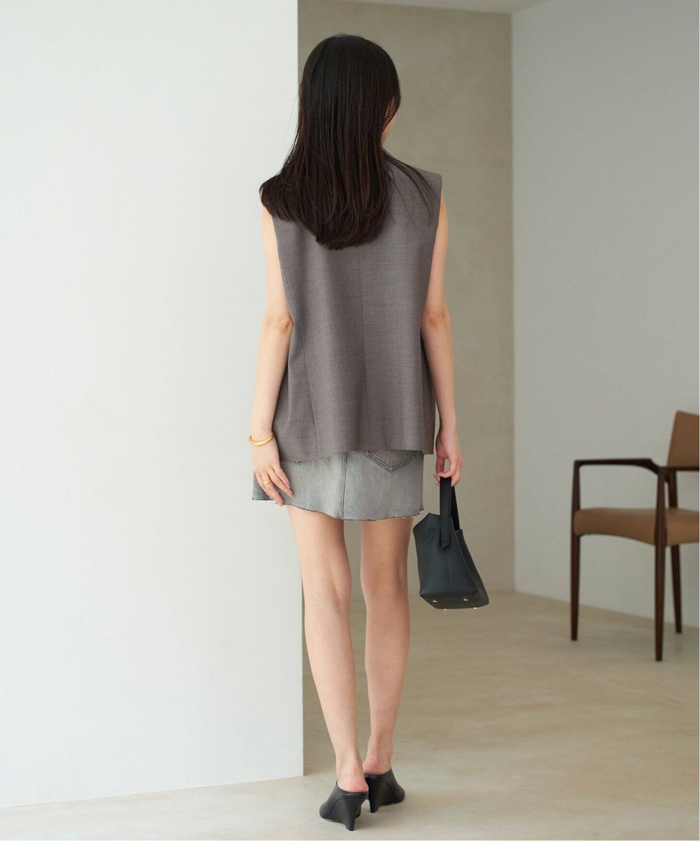 プラージュ calla lily ジレ ベージュ34サイズ プラージュ calla lily ジレ ベージュ34サイズ plage ベスト