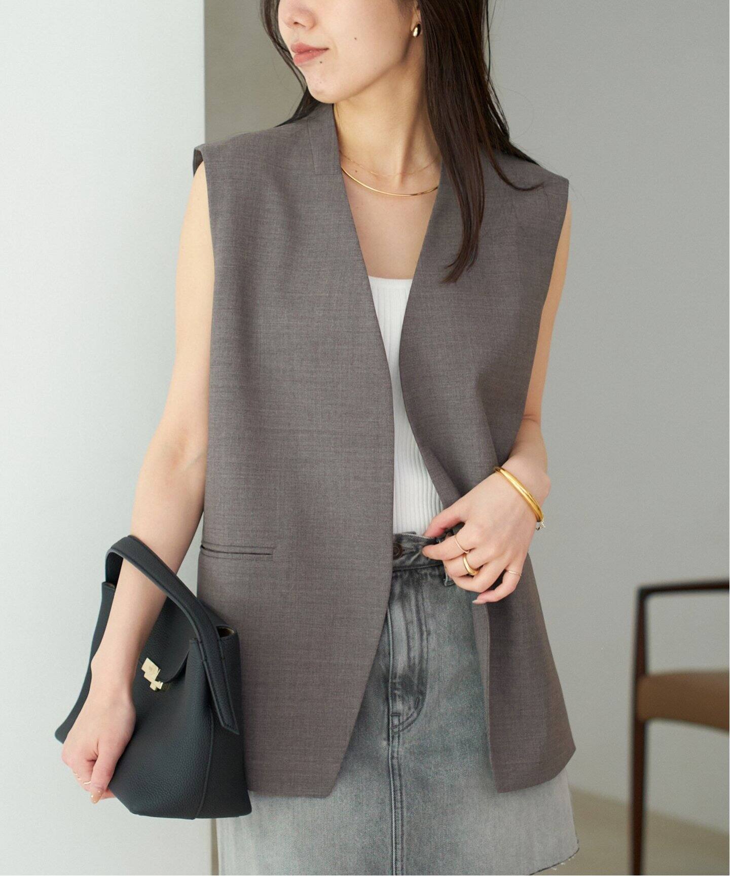 一部カラー有楽町店・WEB限定追加》calla lily ジレ（ジレ