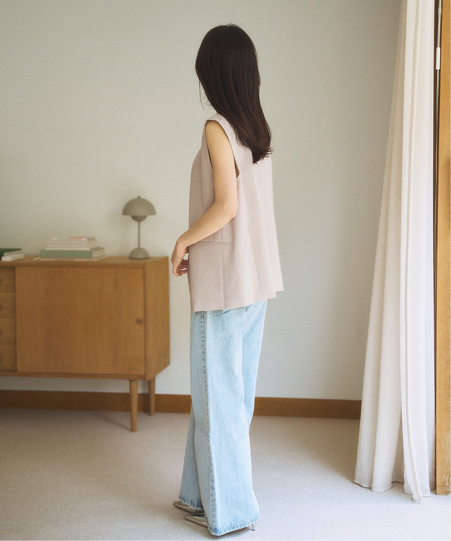 プラージュ calla lily ジレ ベージュ34サイズ プラージュ Plage 《有楽町店・WEB限定追加予約》calla lily