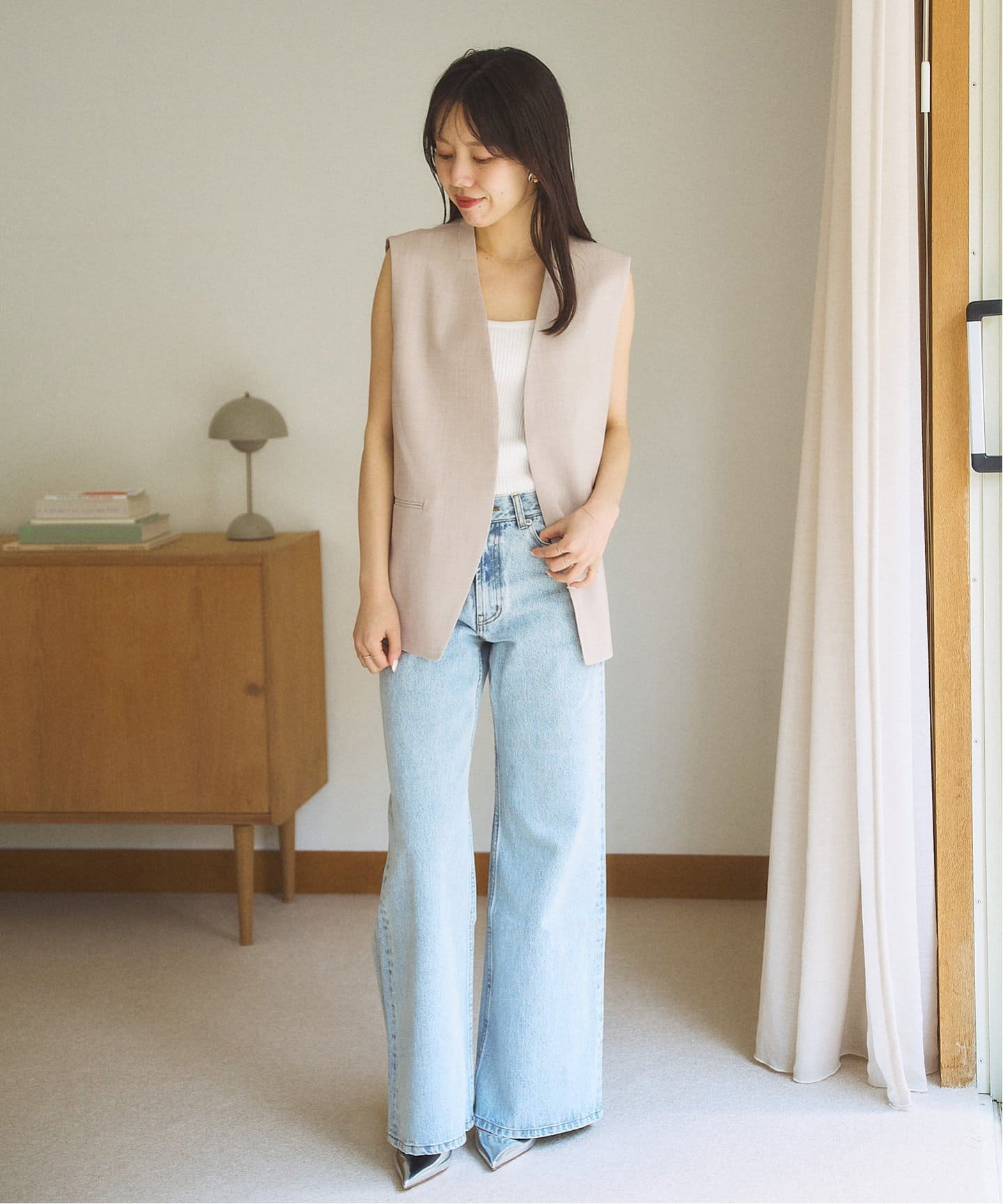 有楽町店・WEB限定追加予約》calla lily ジレ（ジレ）｜Plage