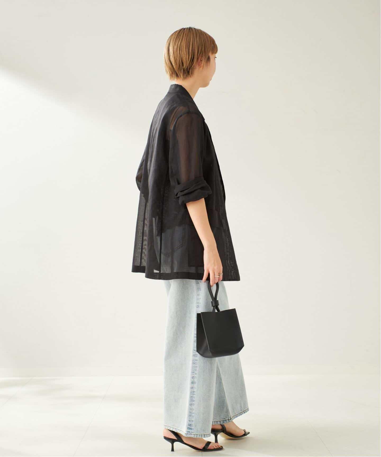 美品　Plage Sheer ジャケット　ブラック 36 plage｜SHEER ジャケット | Rakuten Fashion(楽天ファッション