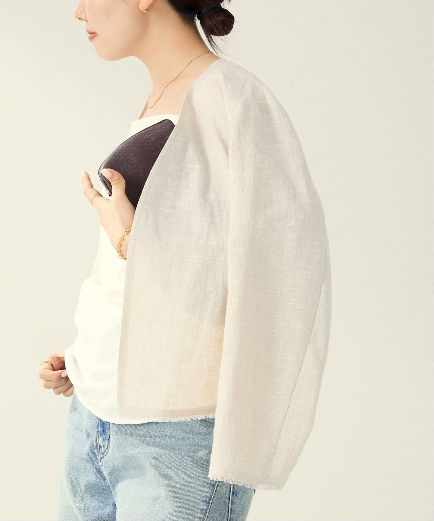 COTTON LINEN EASY ジャケット（その他ジャケット・スーツ
