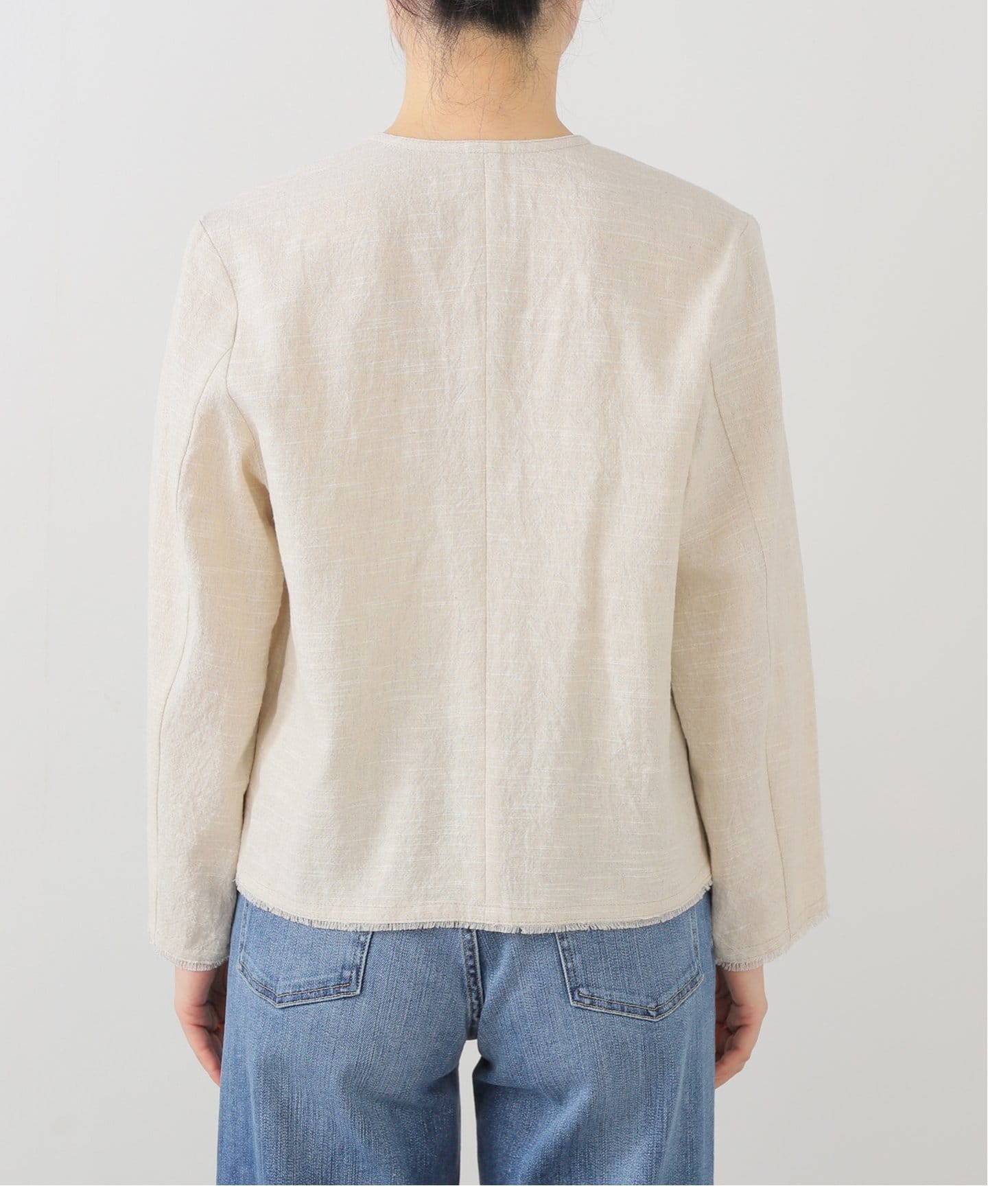 ☆大人気☆【新品】Plage Linenジャケット　ホワイト38 COTTON LINEN EASY ジャケット（その他ジャケット・スーツ