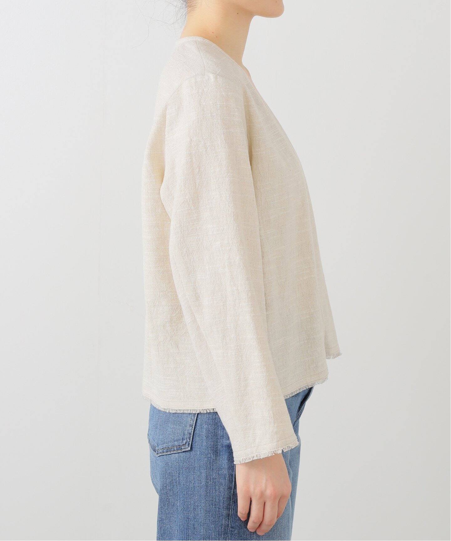 ☆大人気☆【新品】Plage Linenジャケット　ホワイト38 COTTON LINEN EASY ジャケット（その他ジャケット・スーツ