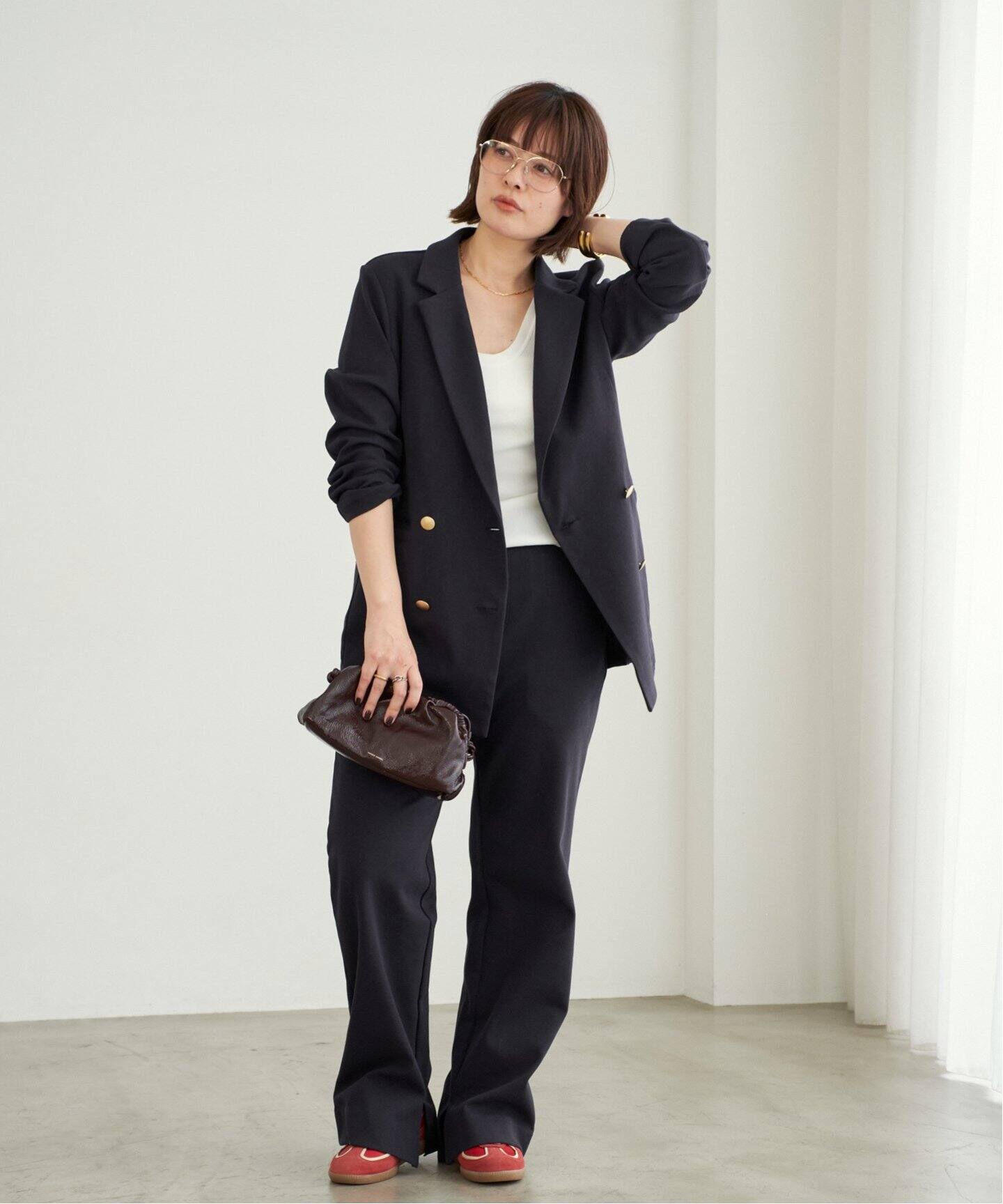 ポンチジャージージャケット（その他ジャケット・スーツ）｜Plage