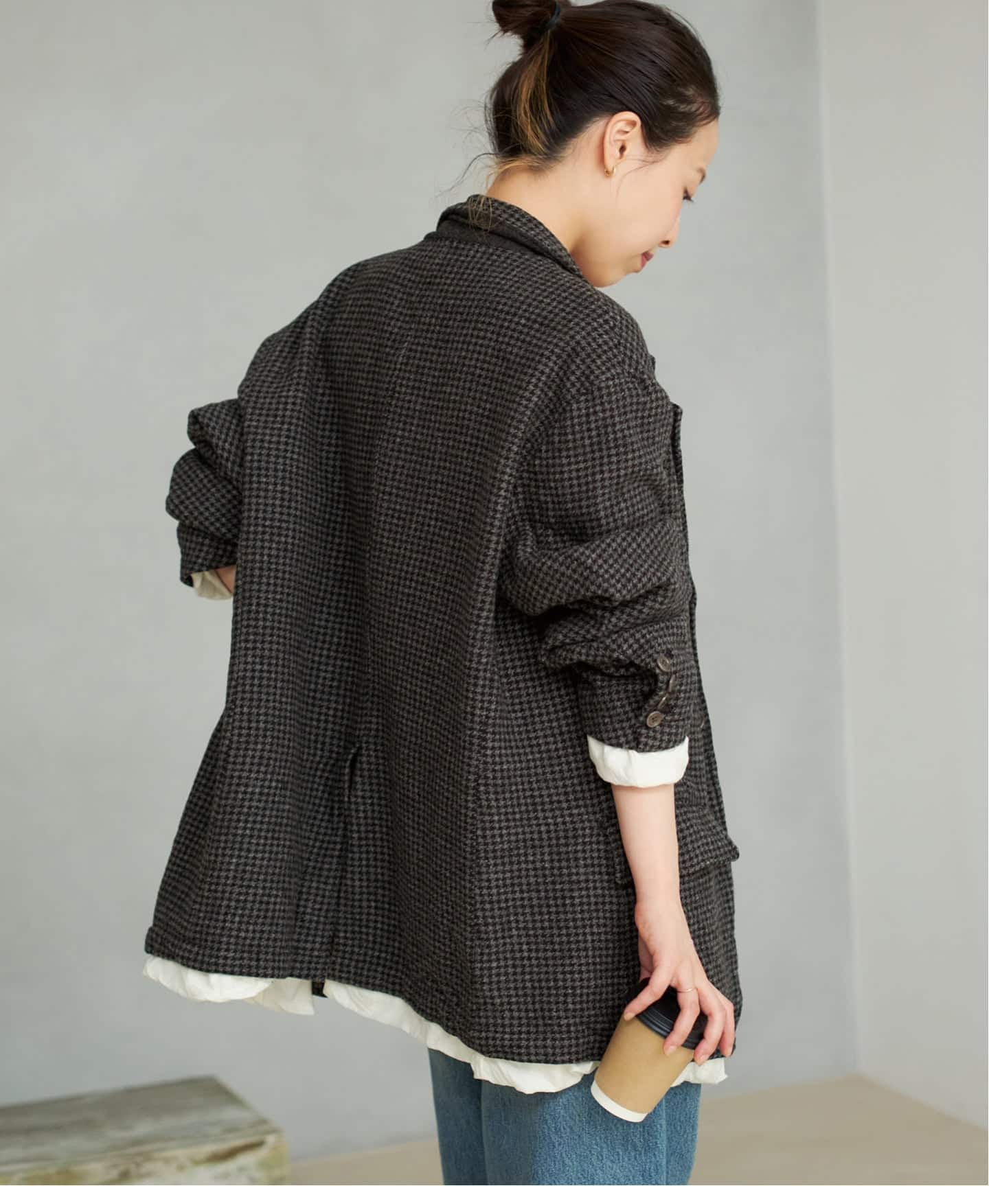 plage【JANE SMITH/ジェーンスミス】 ブルゾン プラージュ Plage JANE SMITH / ジェーンスミス WASHABLE BRITISH WOOL