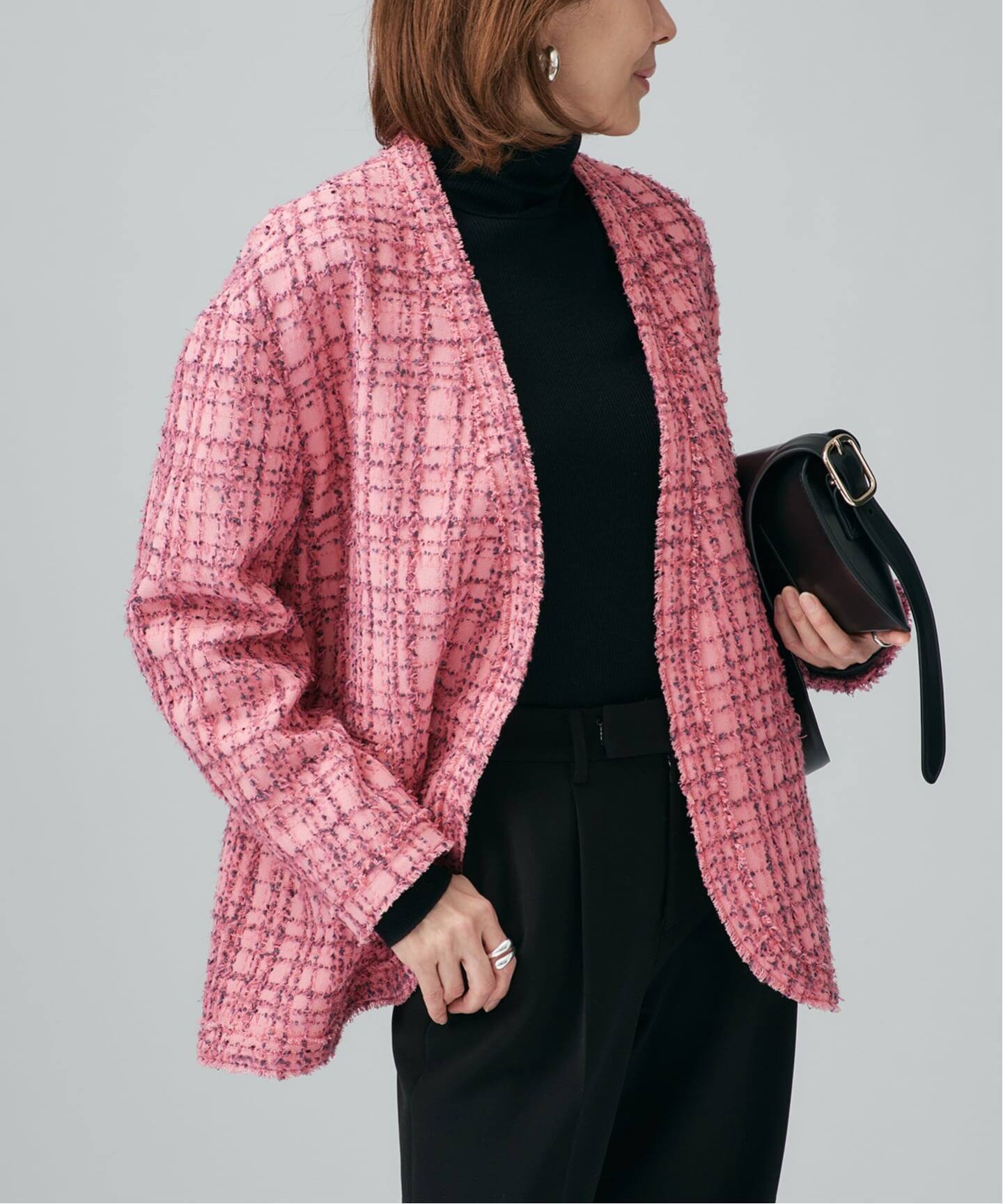 専用です。　VERMEIL par iéna ノーカラージャケット tweedノーカラージャケット（ノーカラージャケット）｜VERMEIL par