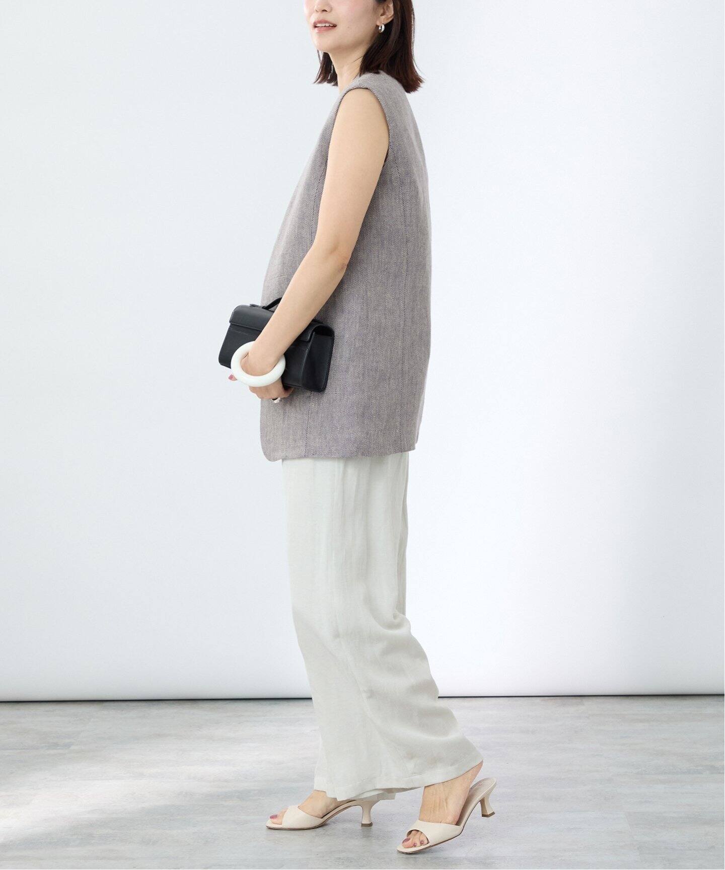 LINAS LINEN VEST（ジレ）｜VERMEIL par iena（ヴェルメイユ パー
